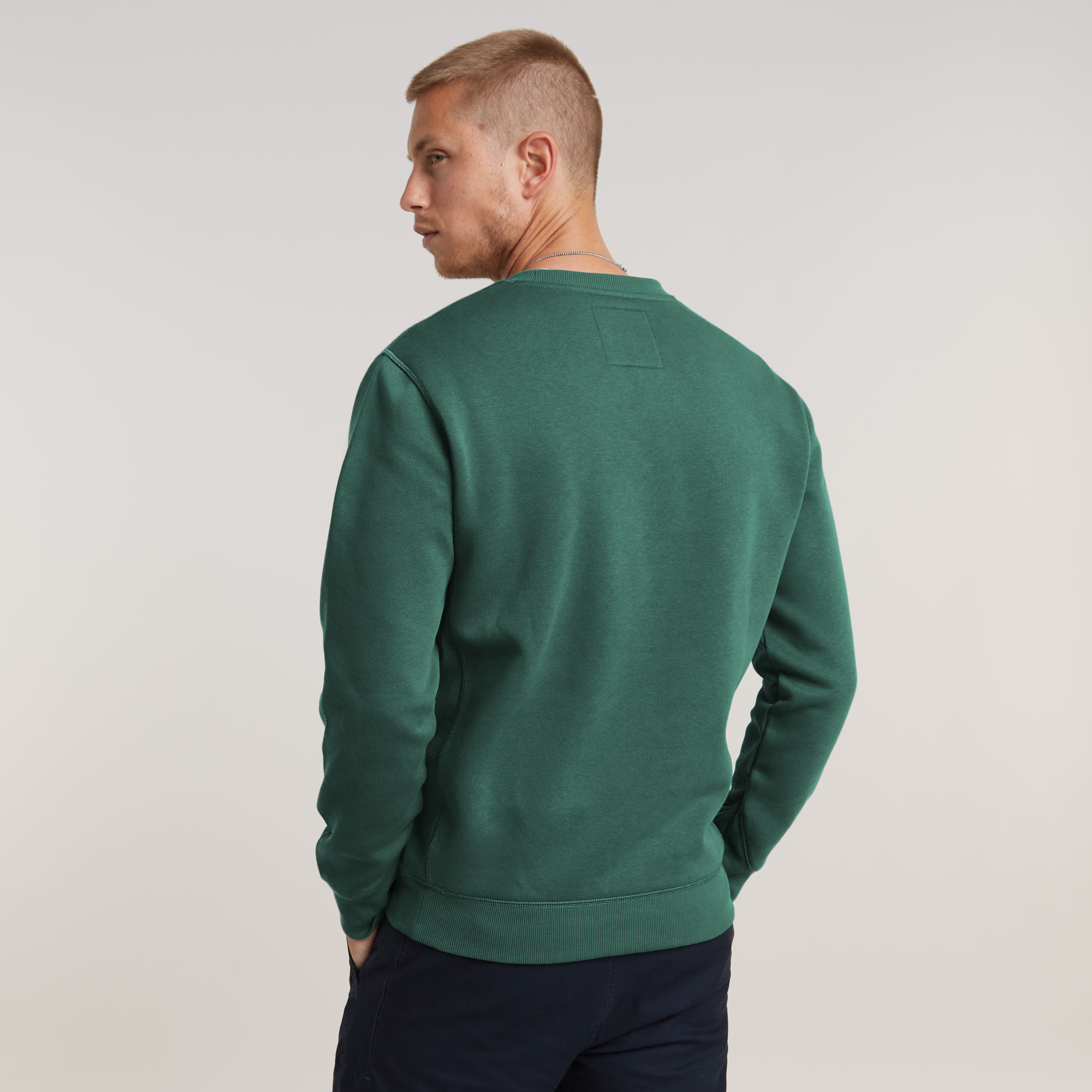 G-Star RAW Premium Core Sweater Groen Heren