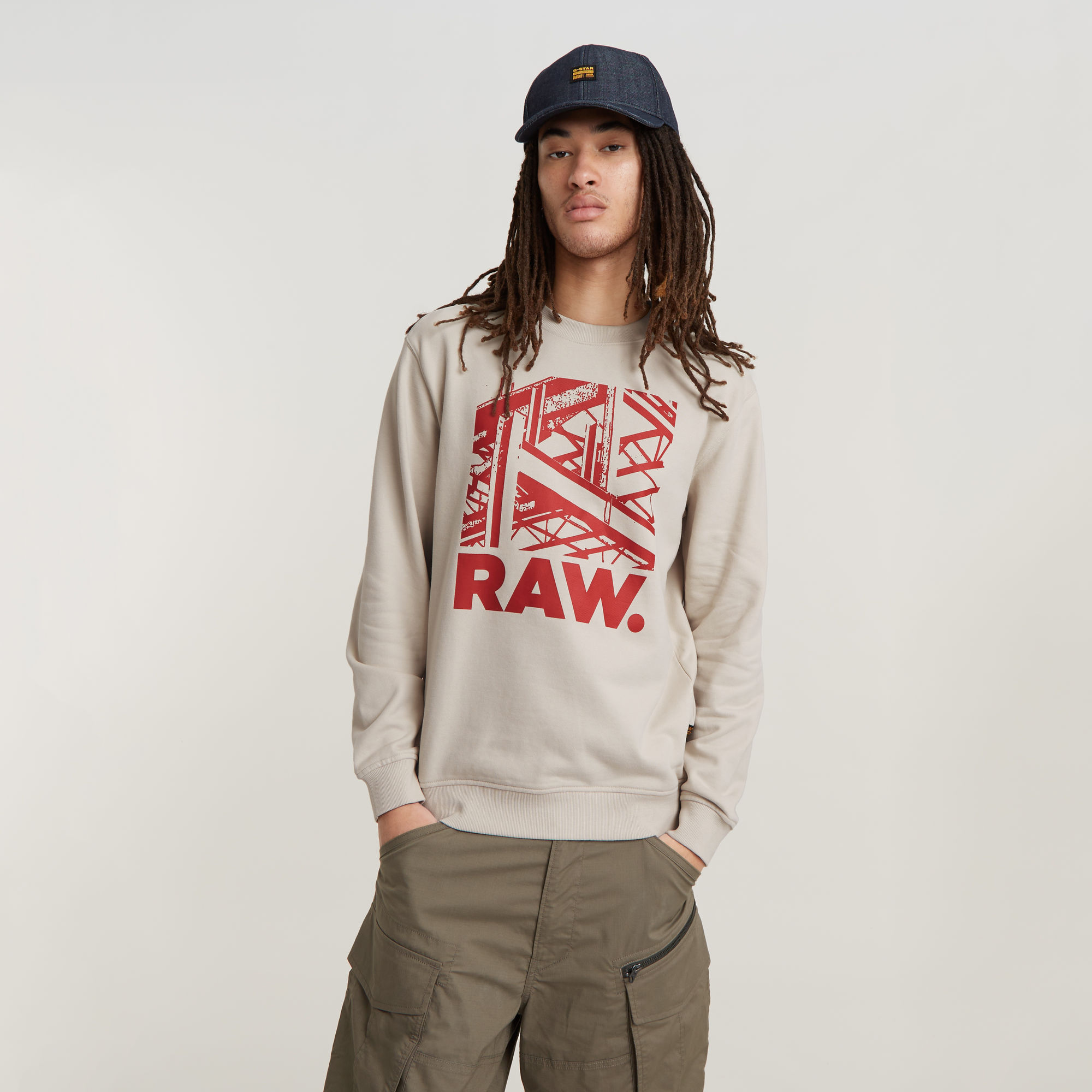 

Construction Sweatshirt - Weiß - Herren