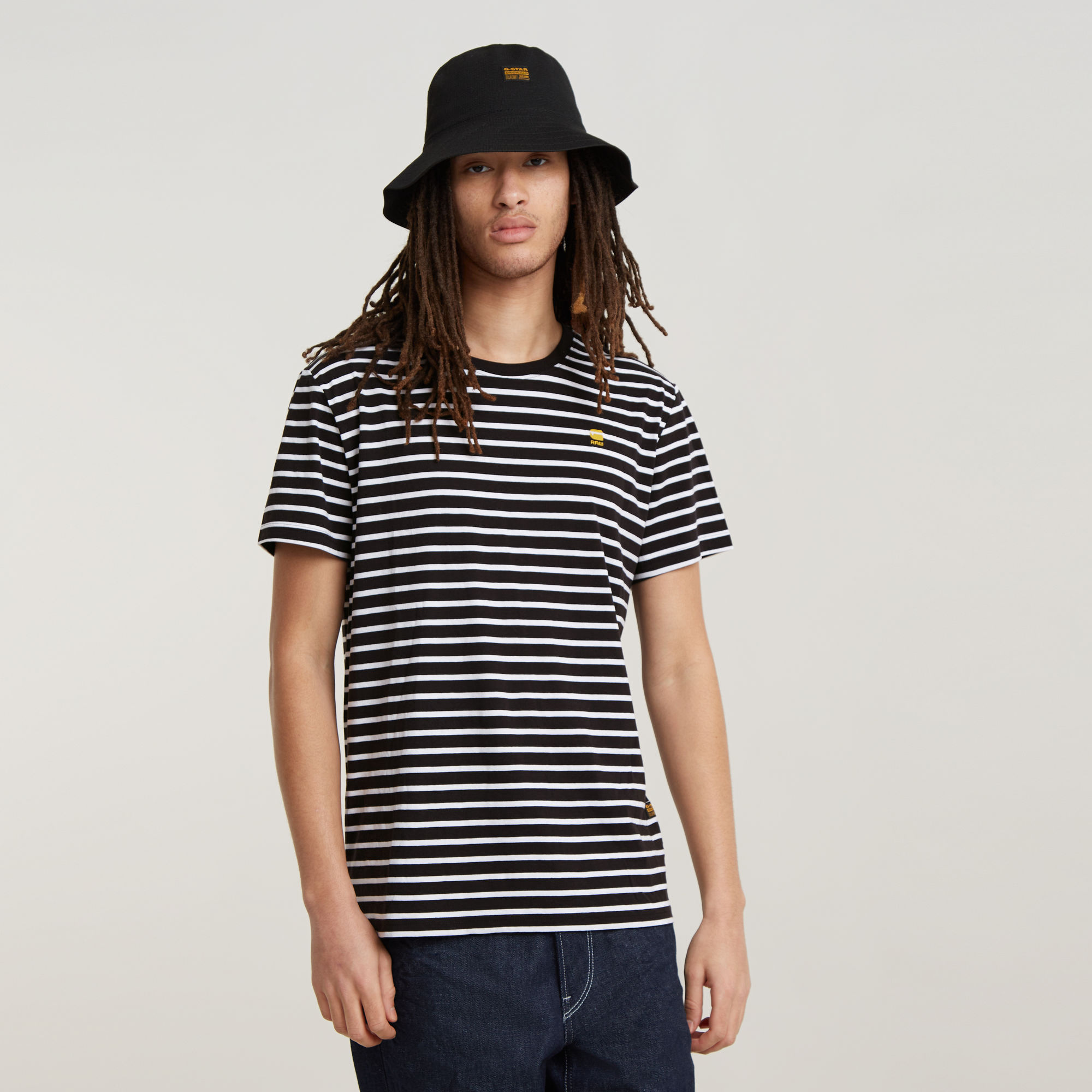G-Star RAW Stripe T-Shirt Meerkleurig Heren