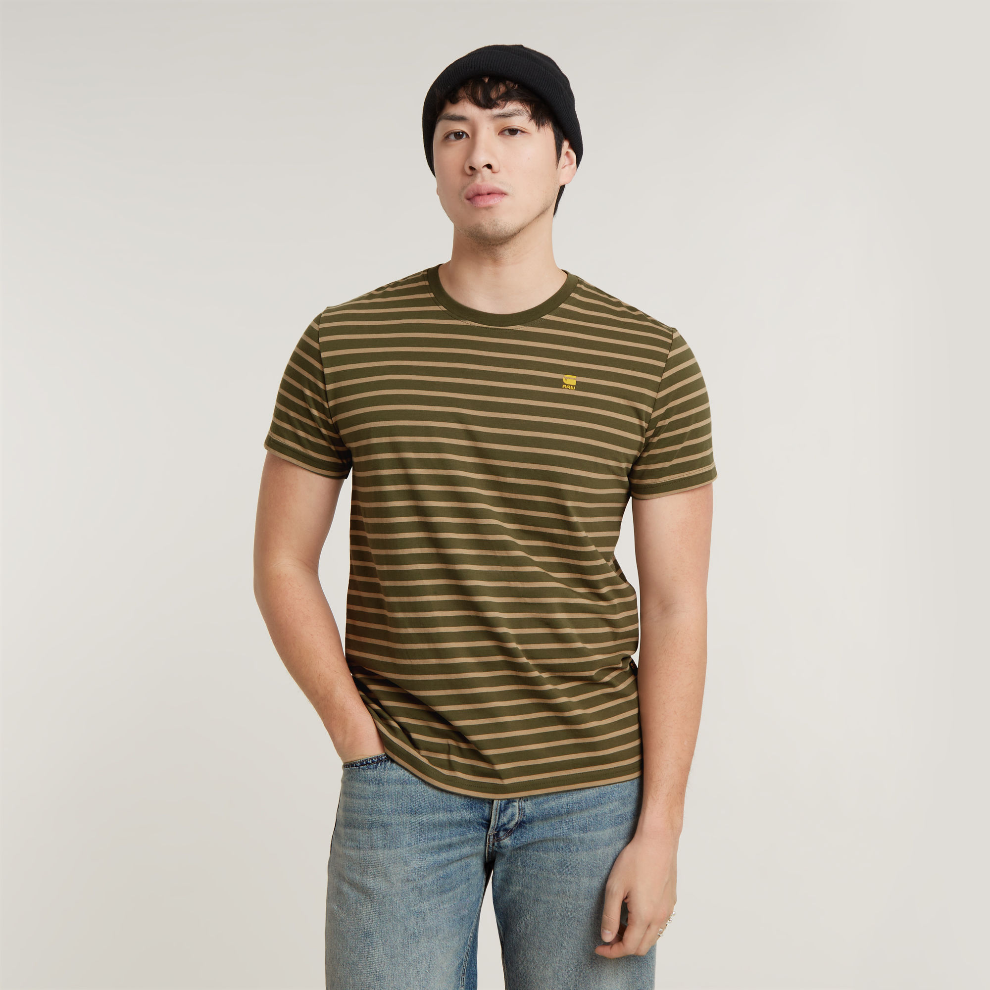 Stripe T-Shirt - Mehrfarbig - Herren