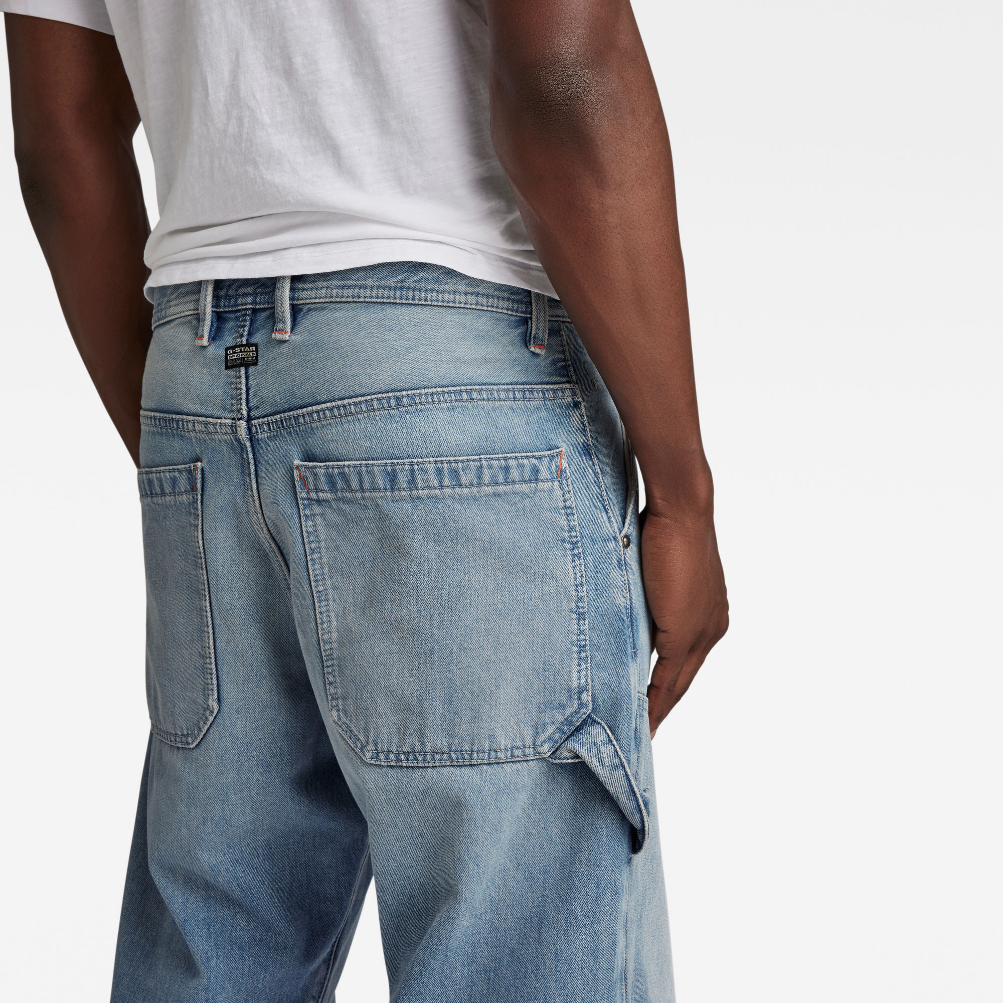 G-Star RAW Carpenter 3D Loose Jeans Lichtblauw Heren