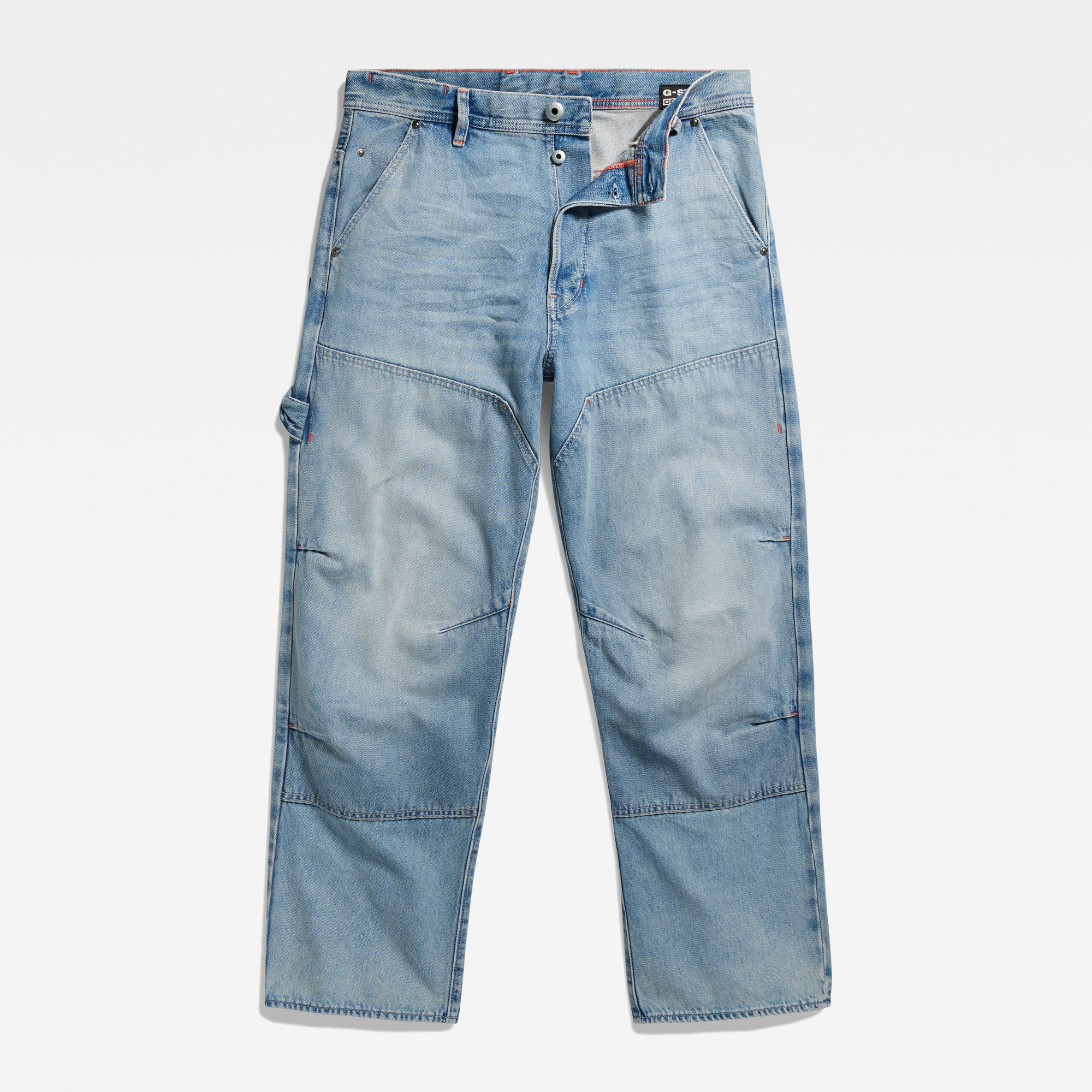 G-Star RAW Carpenter 3D Loose Jeans Lichtblauw Heren