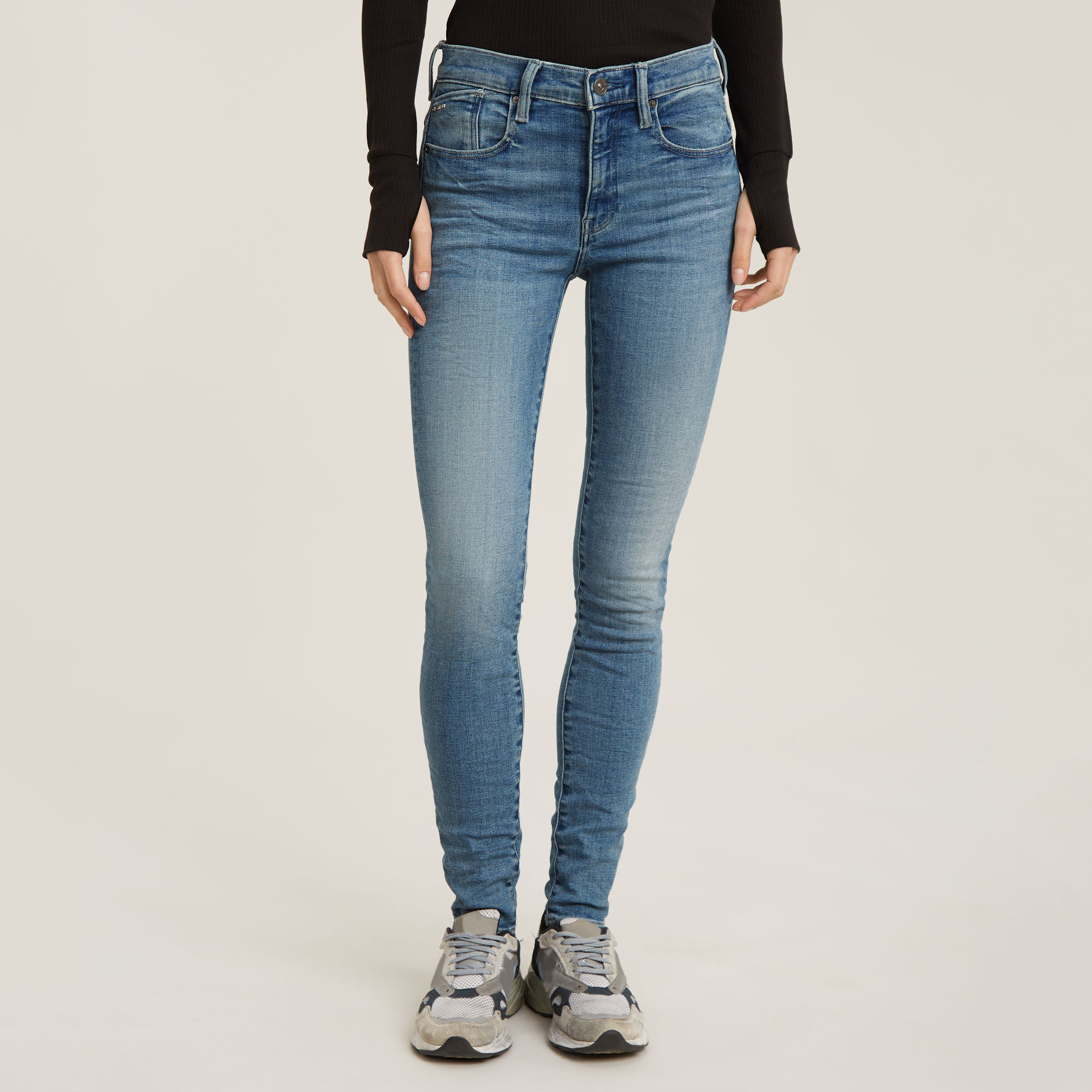 Lhana Skinny Jeans - Hellblau - Damen