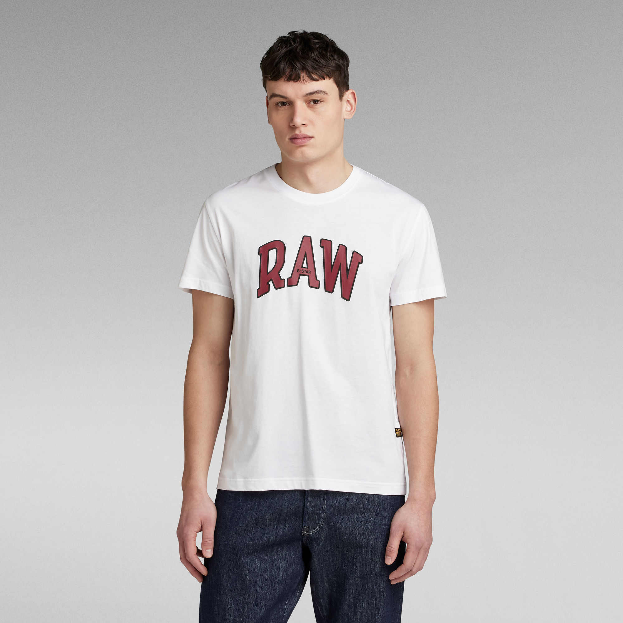G-Star RAW Puff RAW Graphic T-Shirt Wit Heren