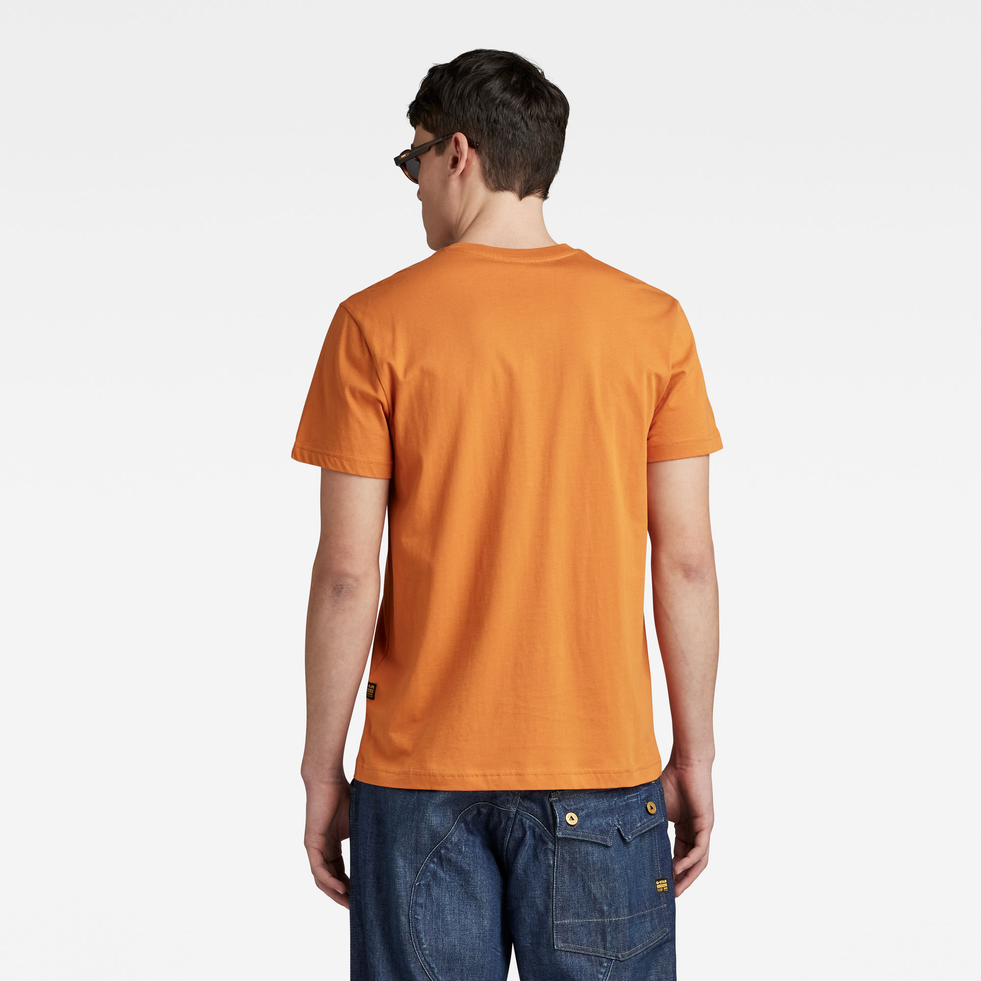 G-Star RAW Multi Logo Graphic T-Shirt Oranje Heren