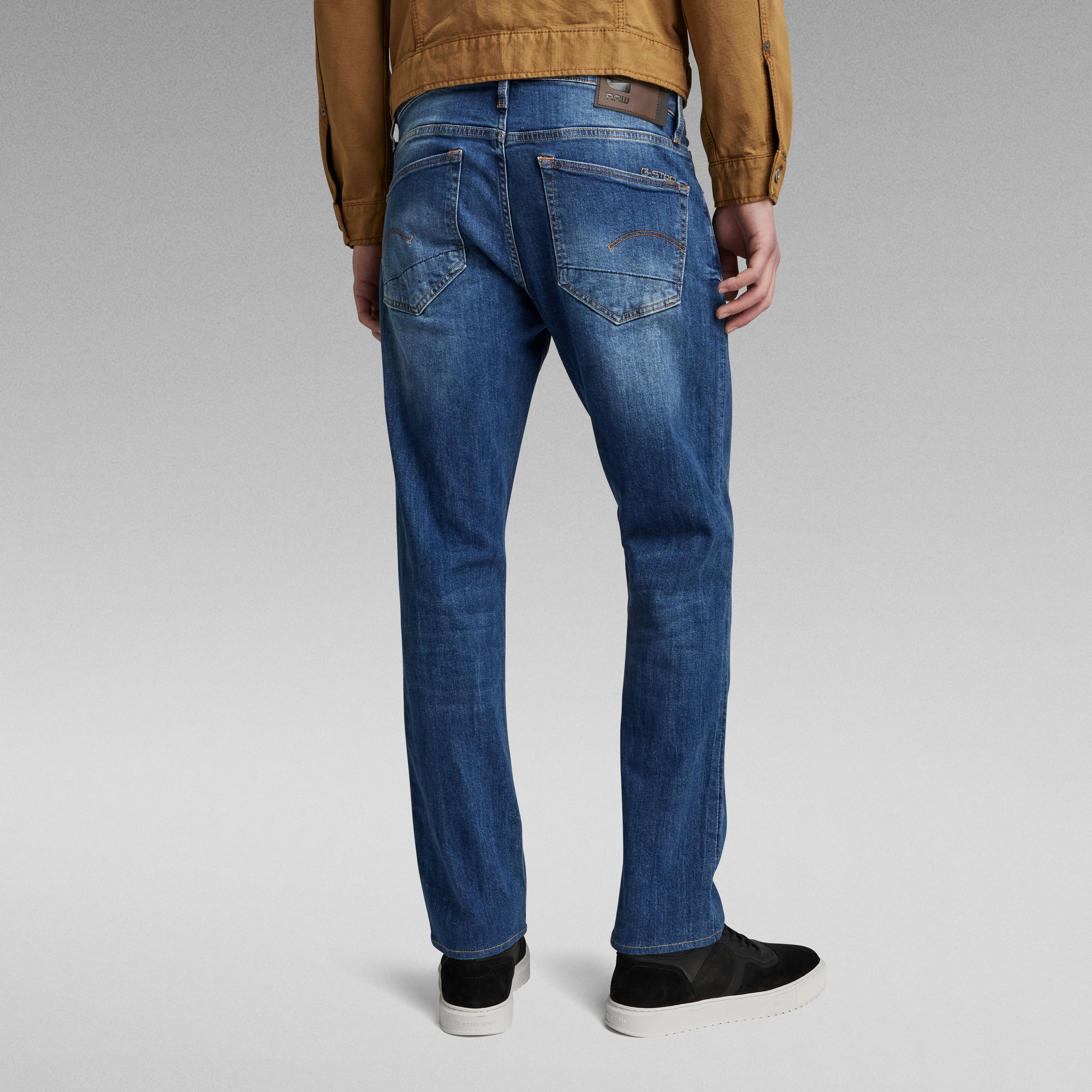 G-Star RAW 3301 Straight Jeans Midden blauw Heren