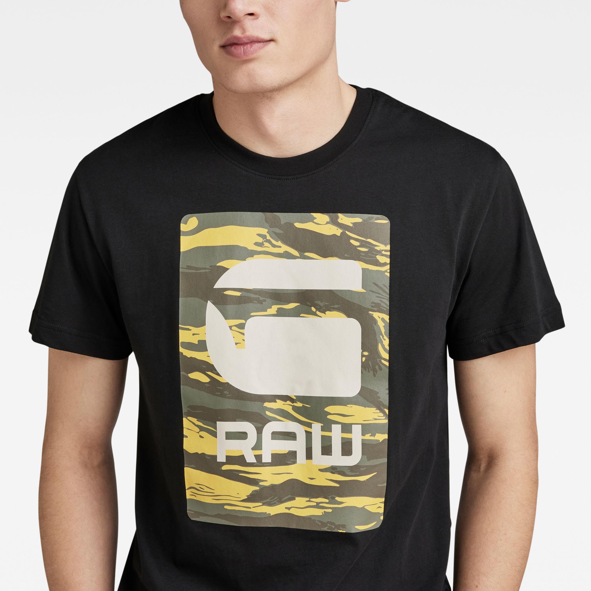 G-Star RAW Camo Box Graphic T-Shirt Zwart Heren