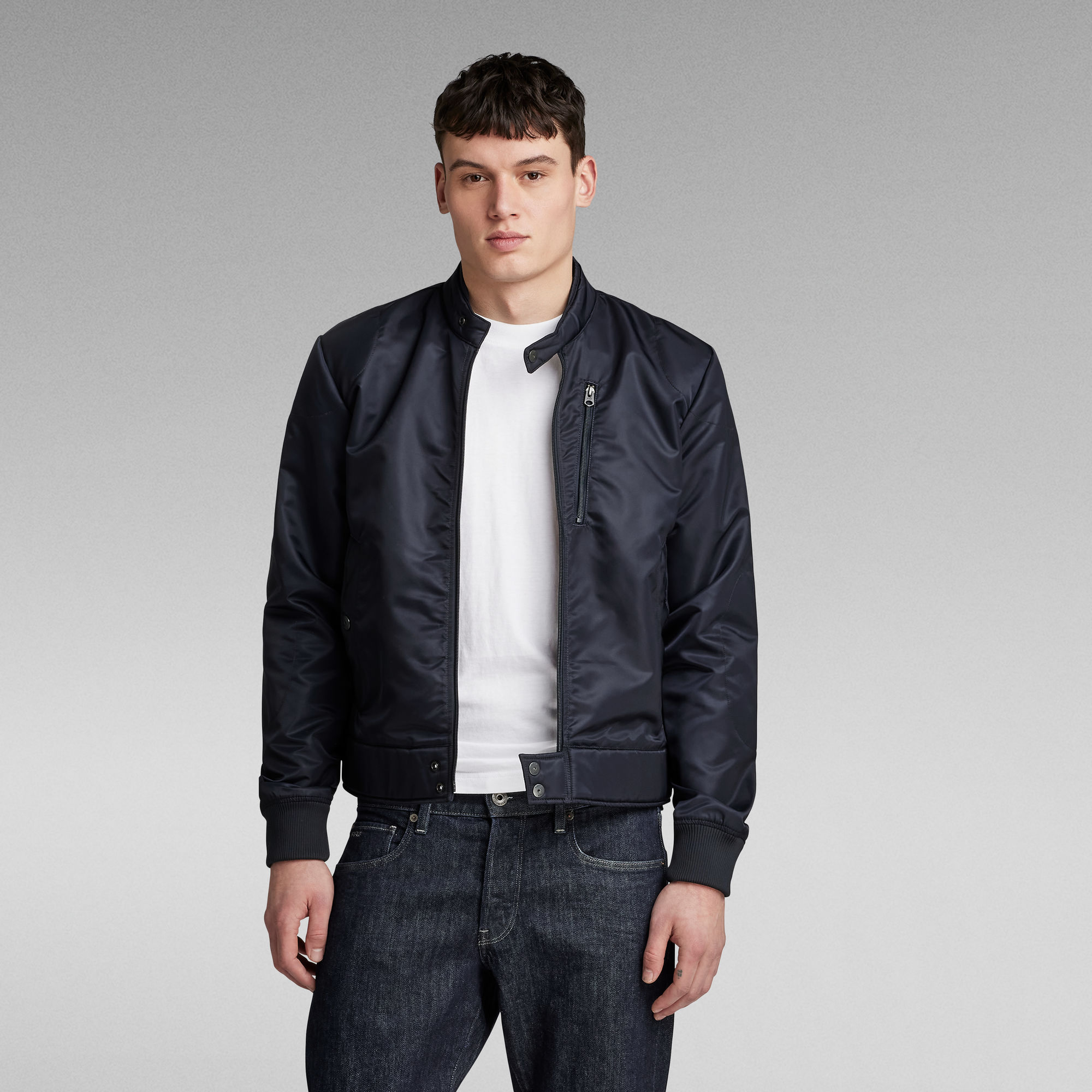 

Biker Jacket - Dark blue - Men