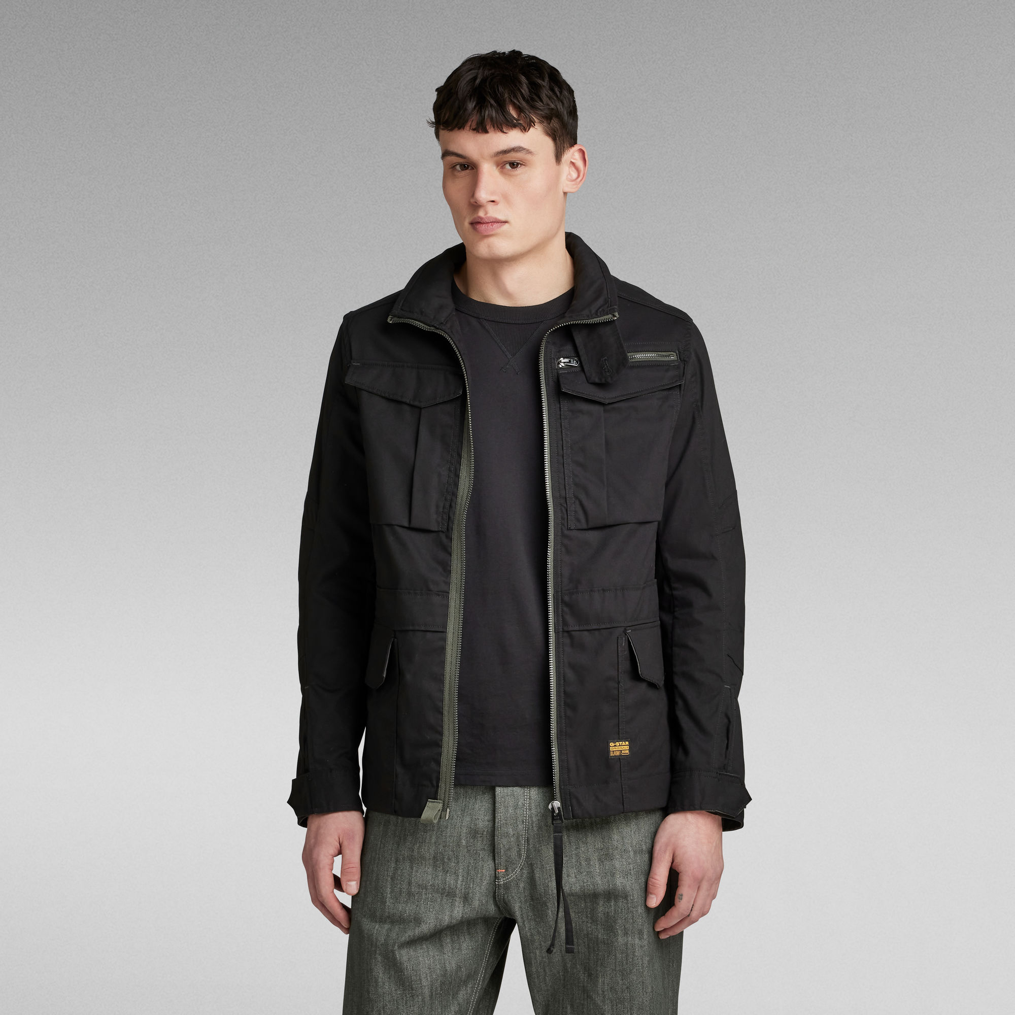 

Rovic Slim Field Jacket - Black - Men