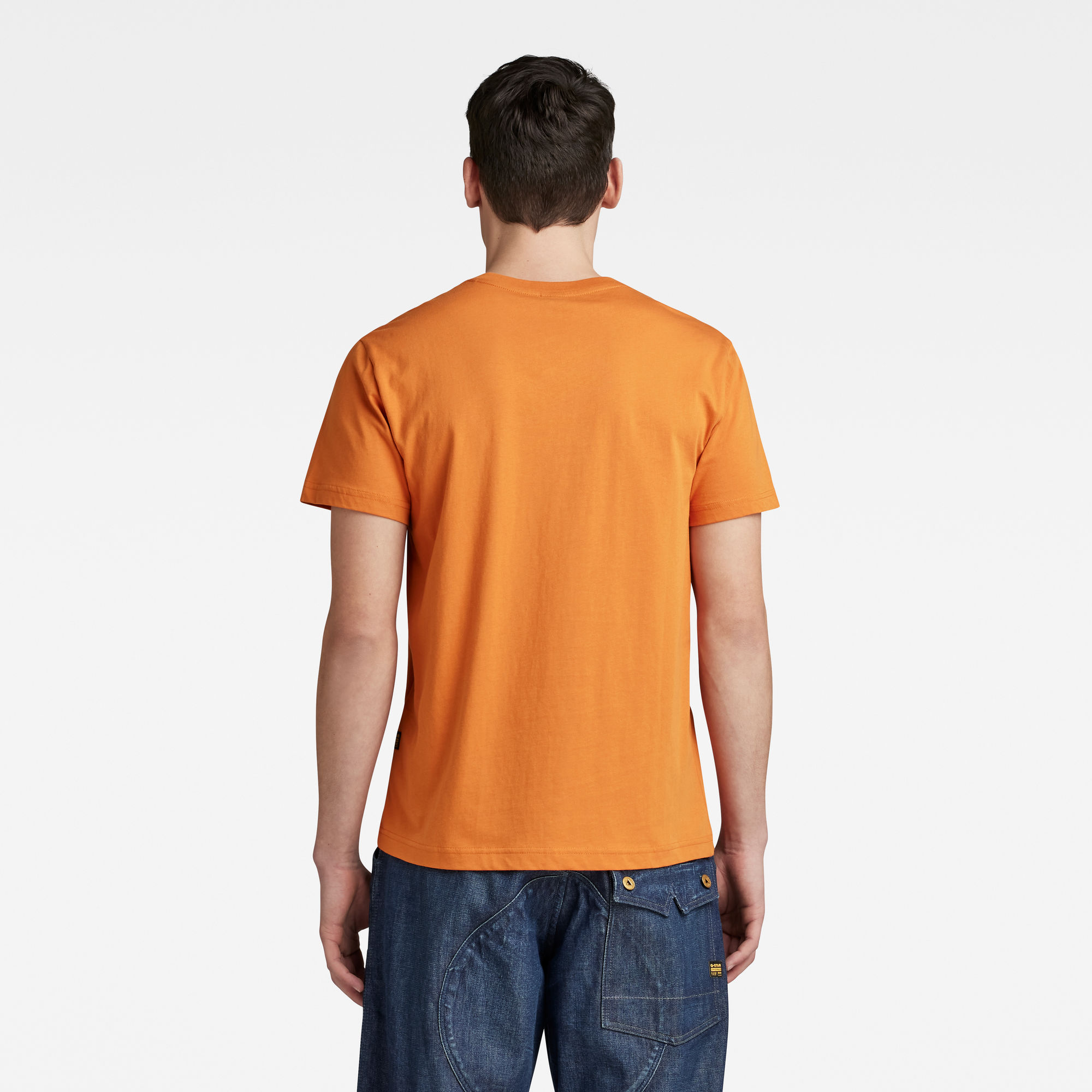 G-Star RAW Puff RAW Graphic T-Shirt Oranje Heren