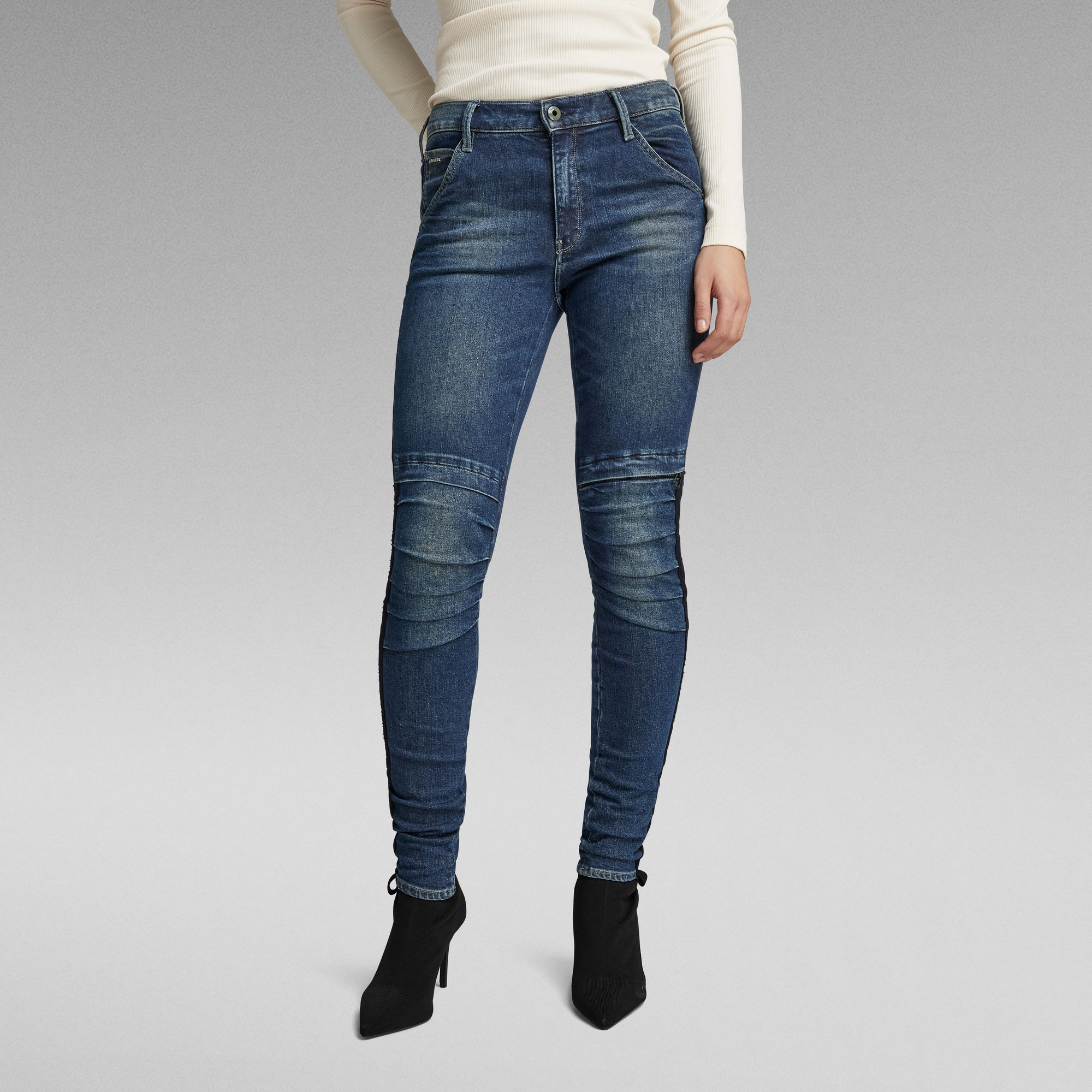 

1914 3D Skinny Jeans - Dark blue - Women