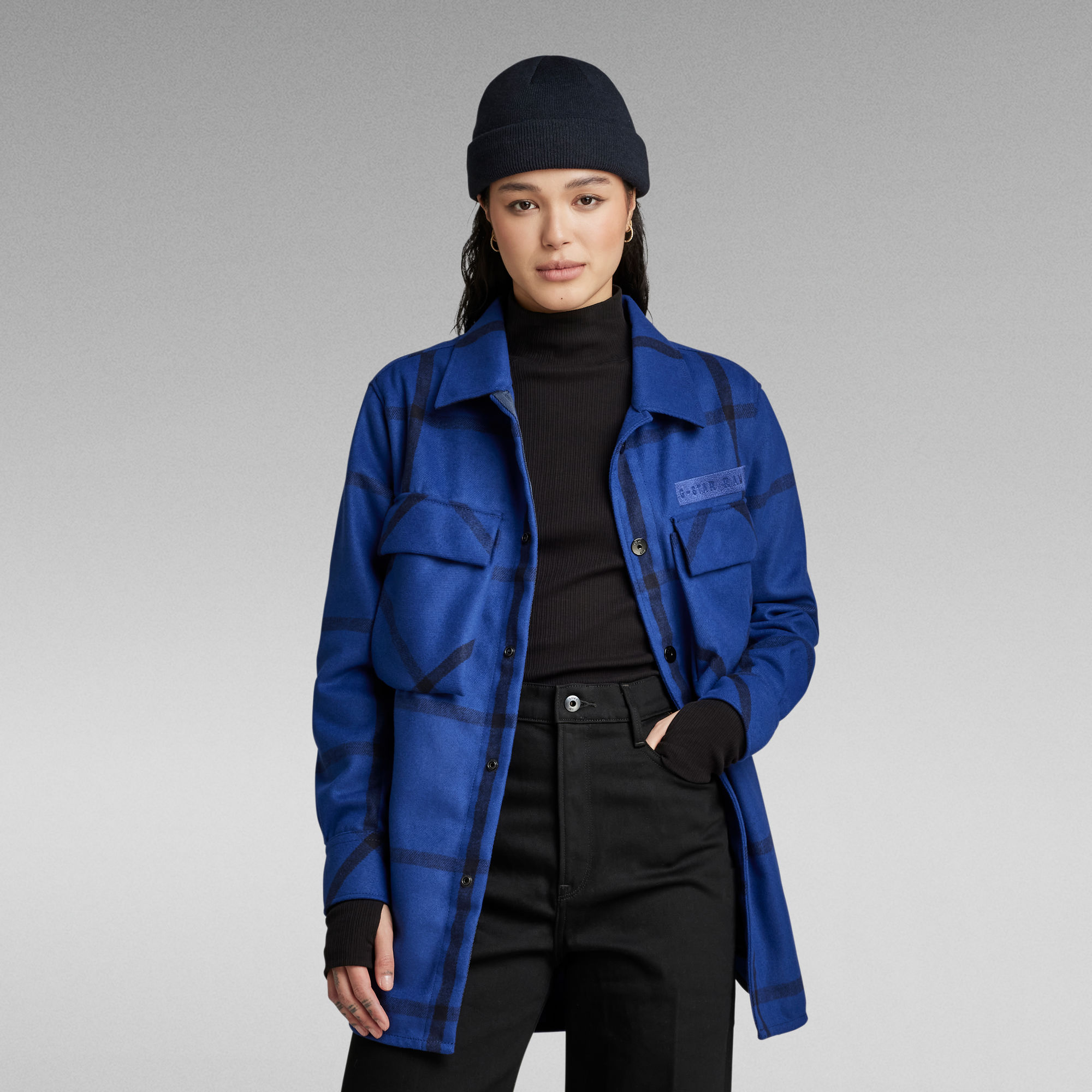 G-Star RAW Regular Boyfriend Overshirt Meerkleurig Dames