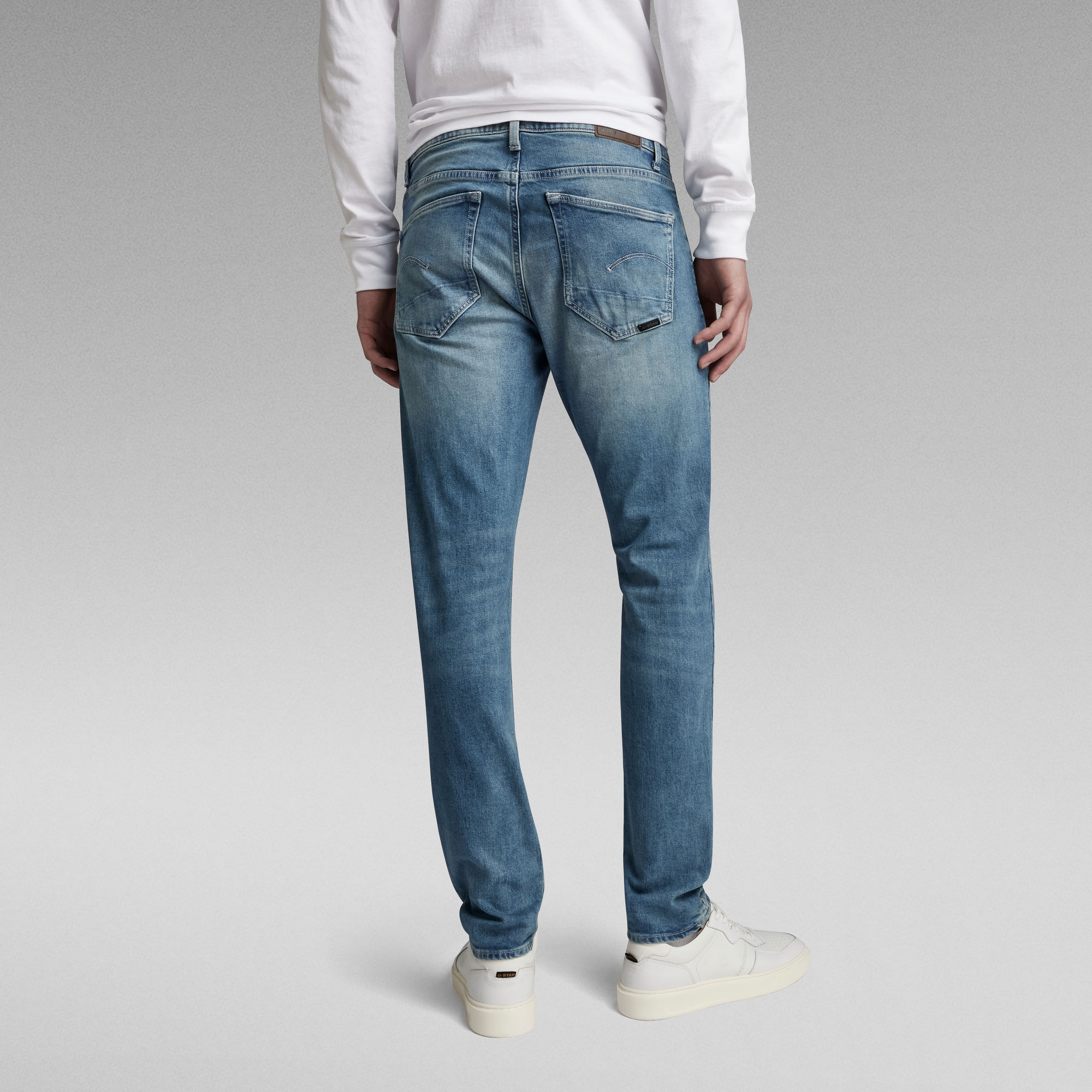 G-Star RAW 3301 Slim Jeans Midden blauw Heren