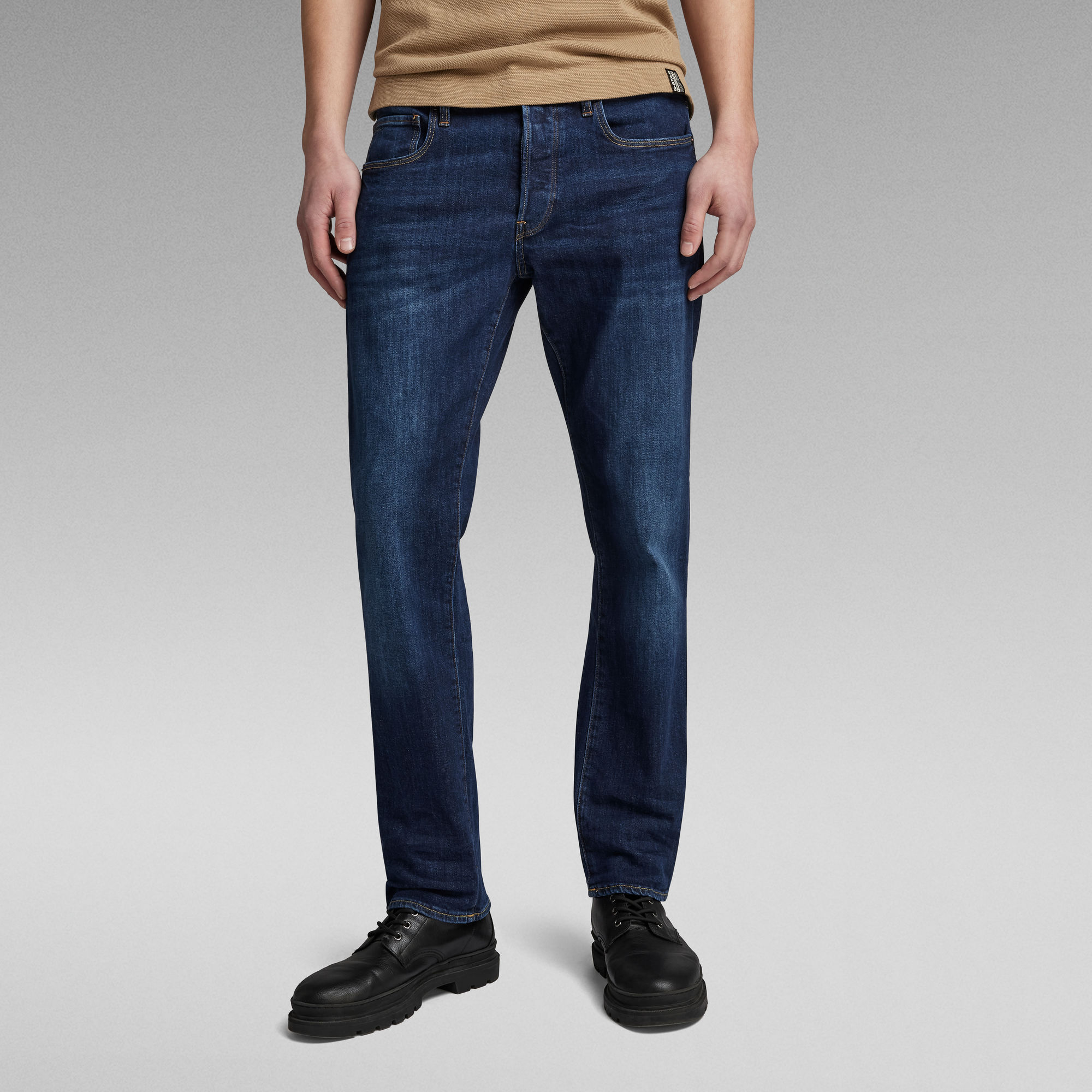 

3301 Straight Jeans - Dark blue - Men