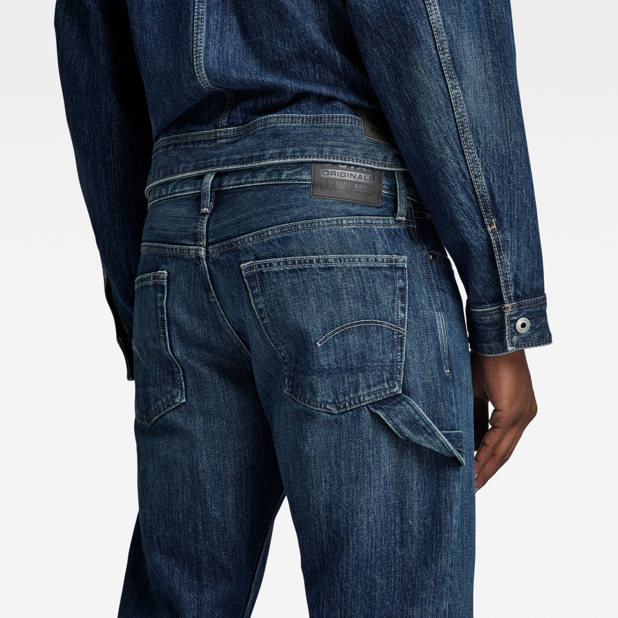 G-Star RAW Lenney Bootcut Jeans Donkerblauw Heren