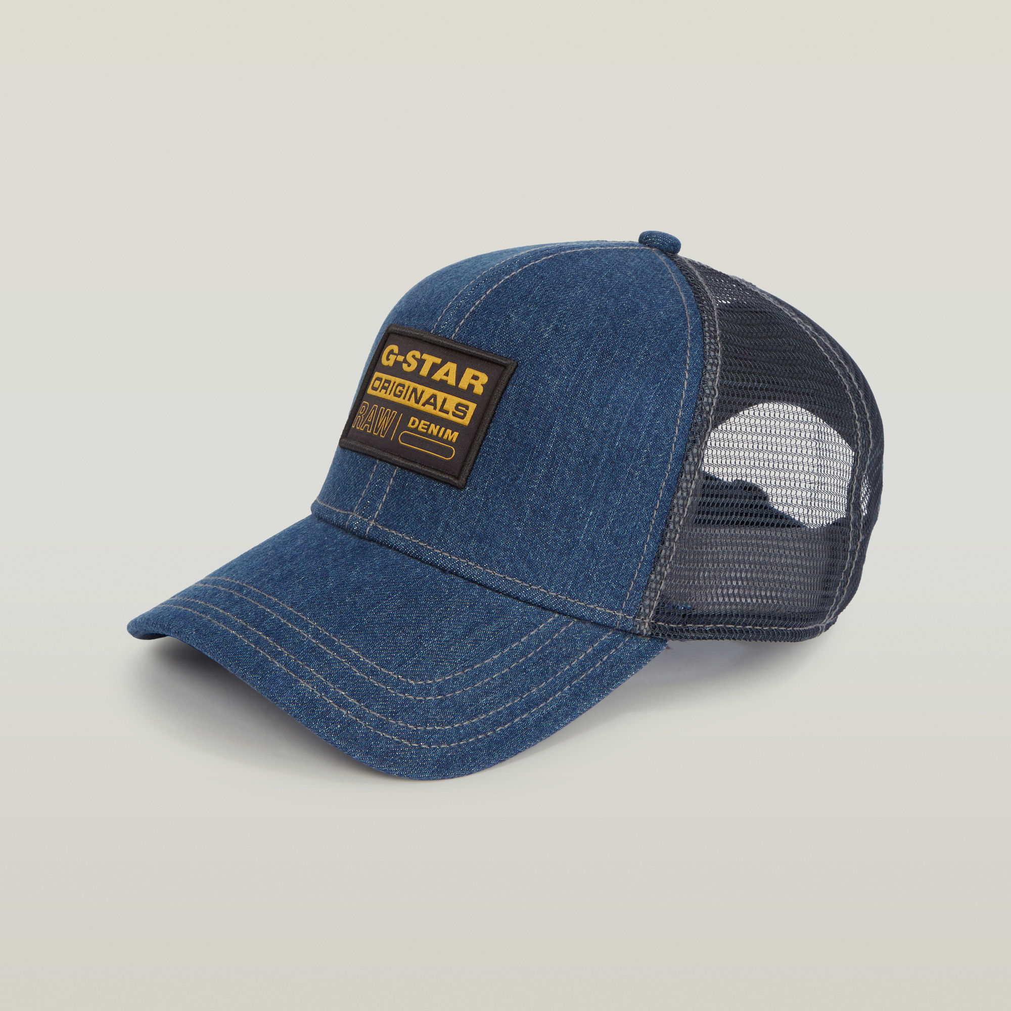 G-Star RAW Denim Embro Baseball Trucker Cap Donkerblauw Heren