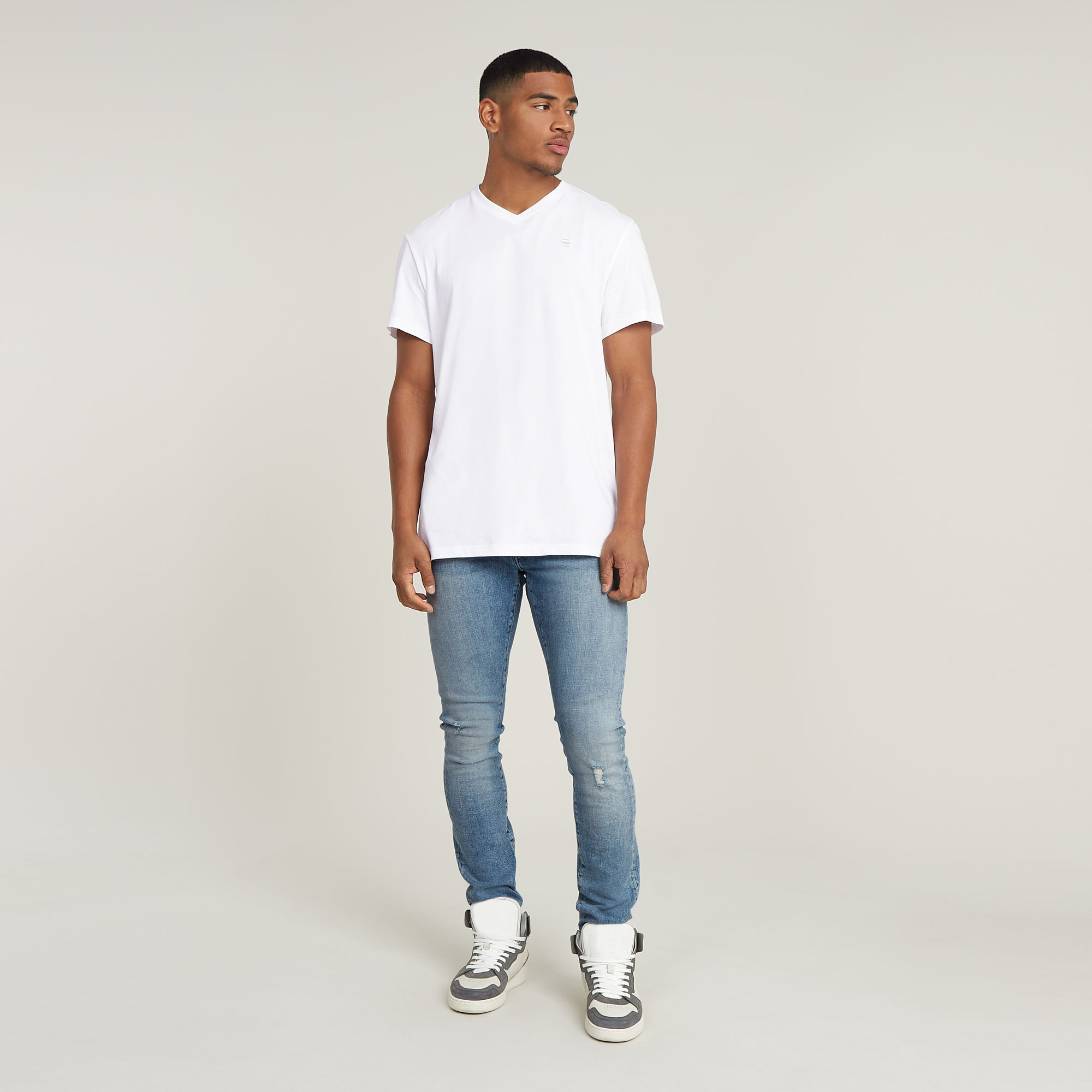 G-Star RAW Revend FWD Skinny Jeans Lichtblauw Heren