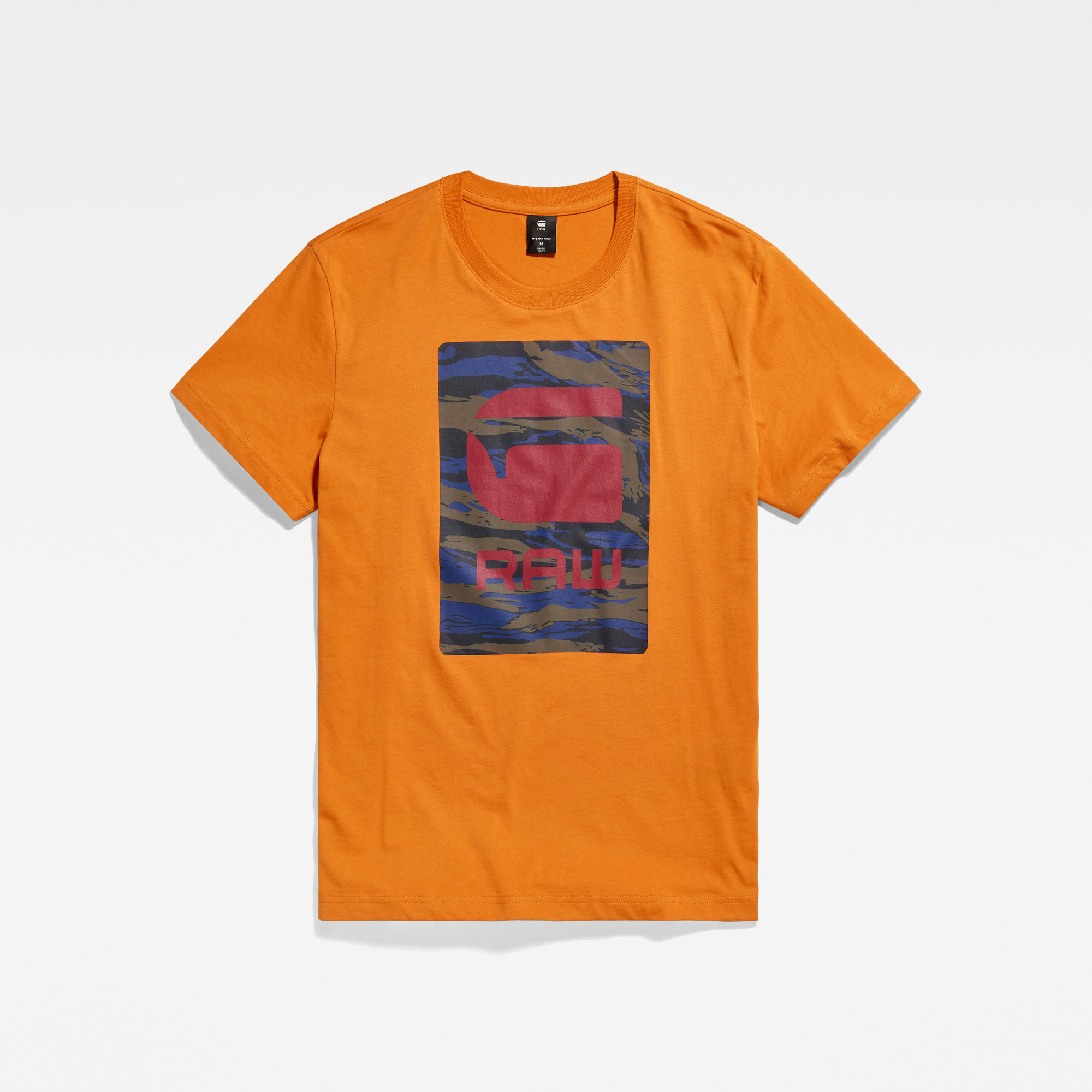 G-Star RAW Camo Box Graphic T-Shirt Oranje Heren