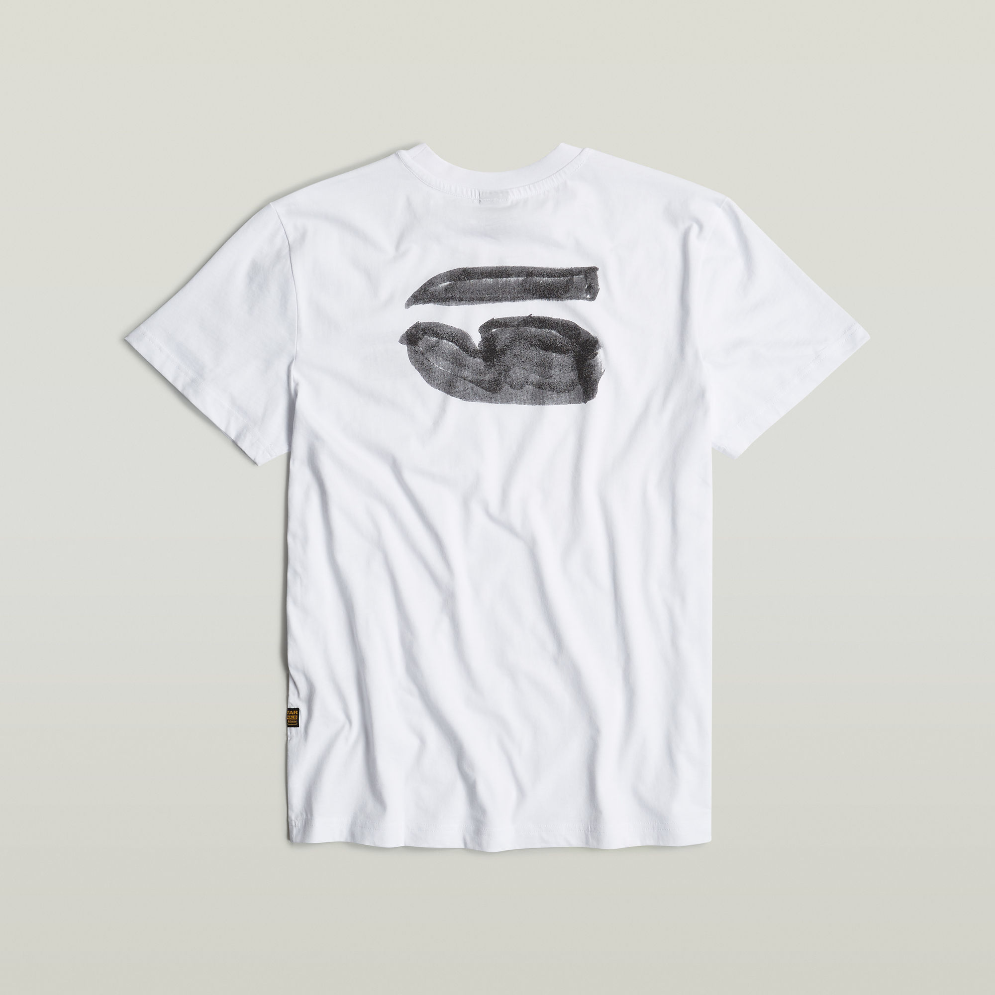 G-Star RAW Burger Back Print T-Shirt Wit Heren
