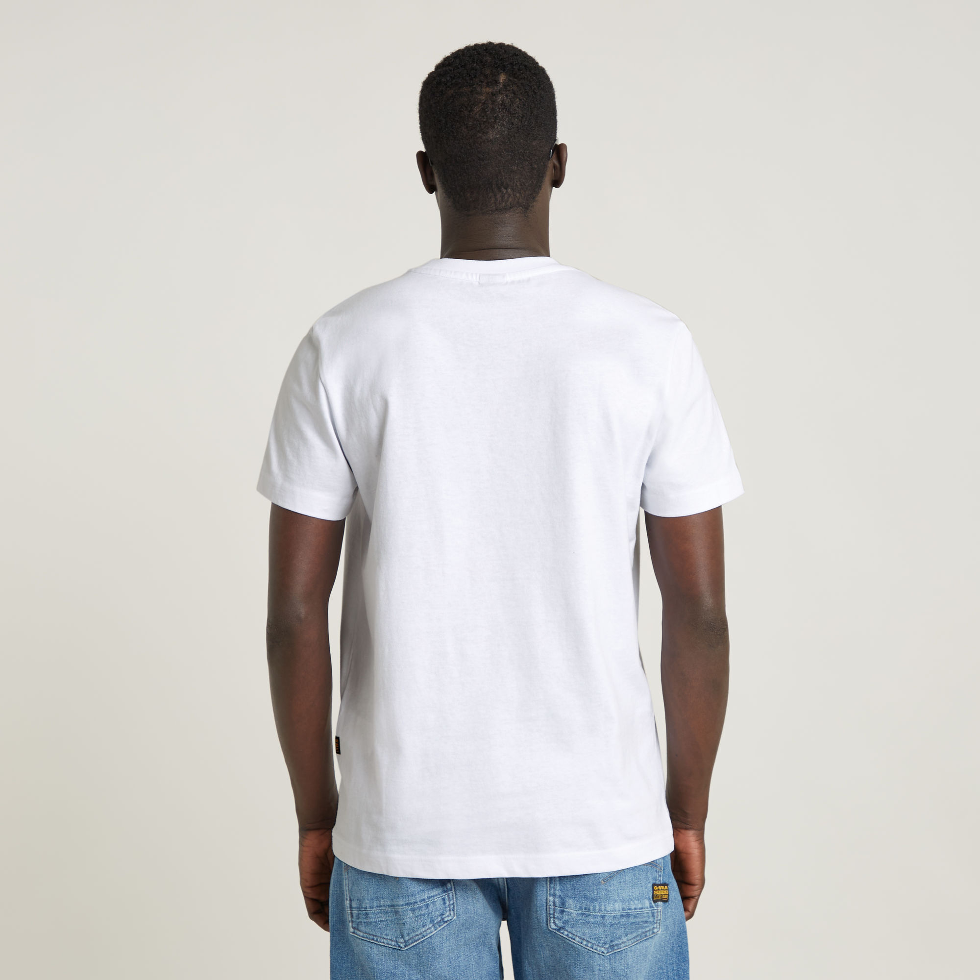 G-Star RAW Stitch Burger T-Shirt Wit Heren
