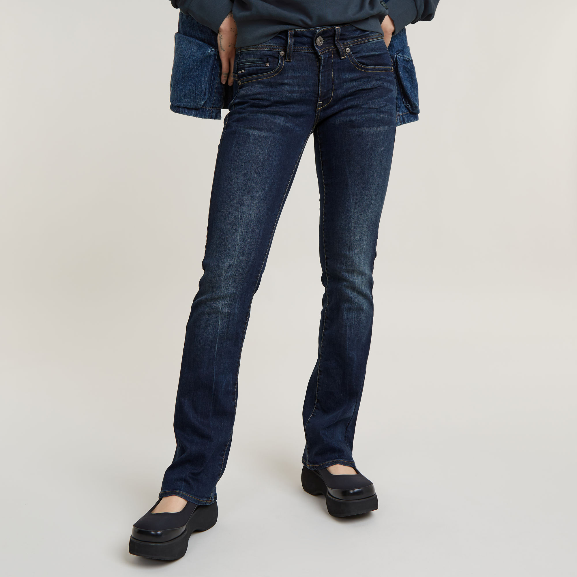 

Midge Bootcut Jeans - Dark blue - Women