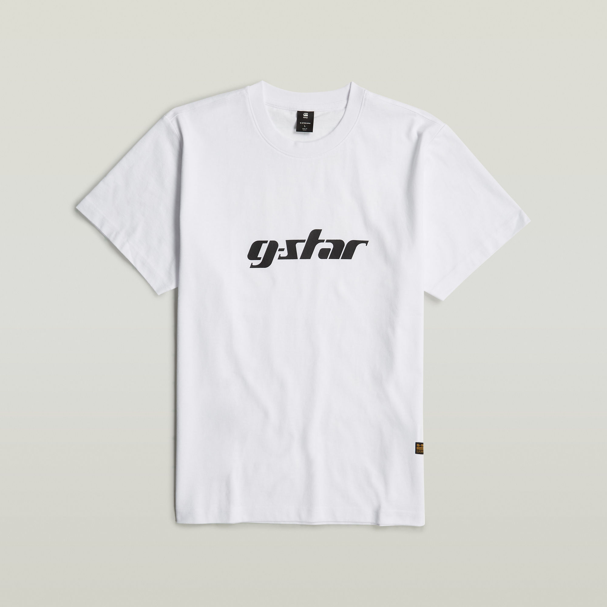 G-Star RAW Unisex Cursive Script Loose T-Shirt Wit Heren