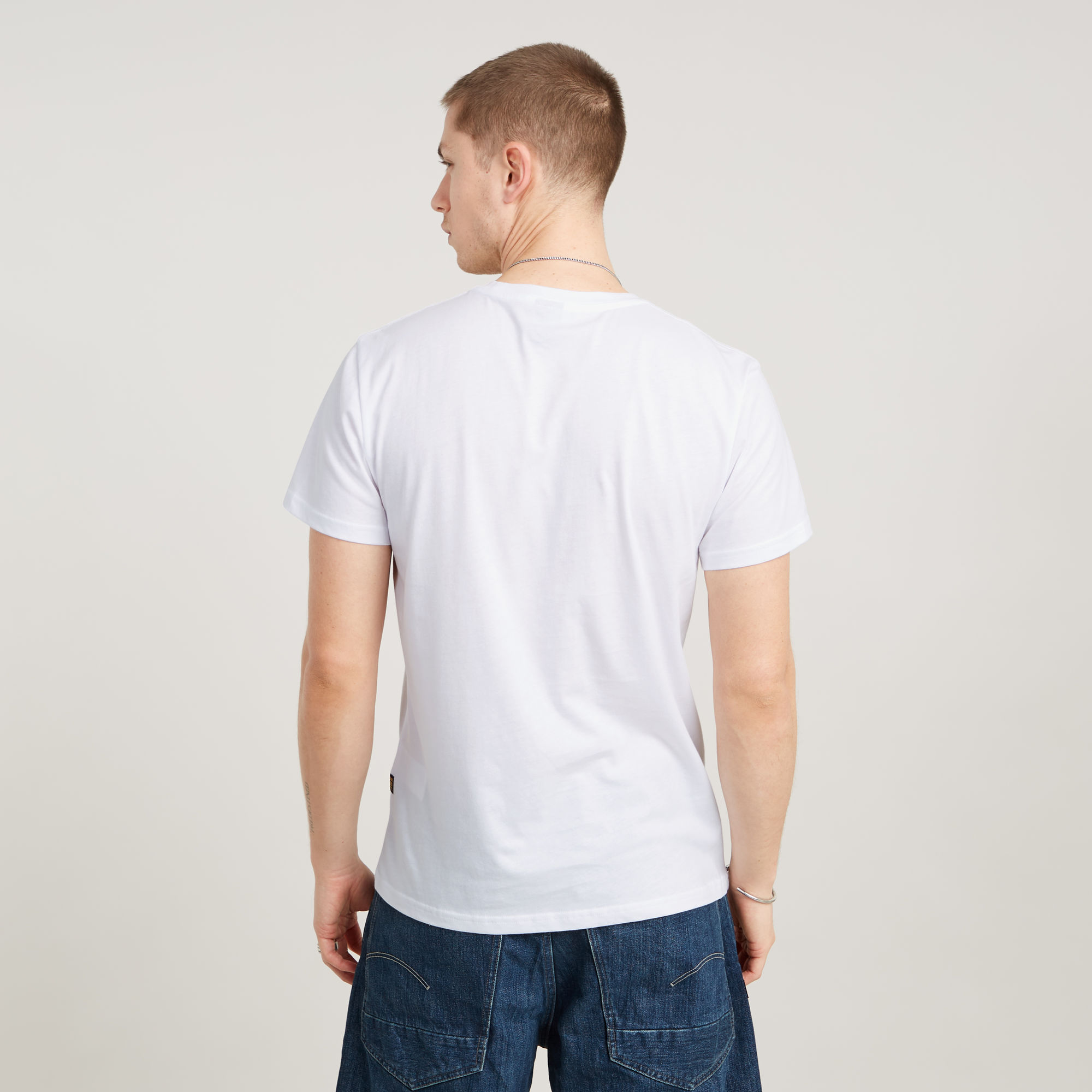 G-Star RAW Originals T-Shirt Wit Heren