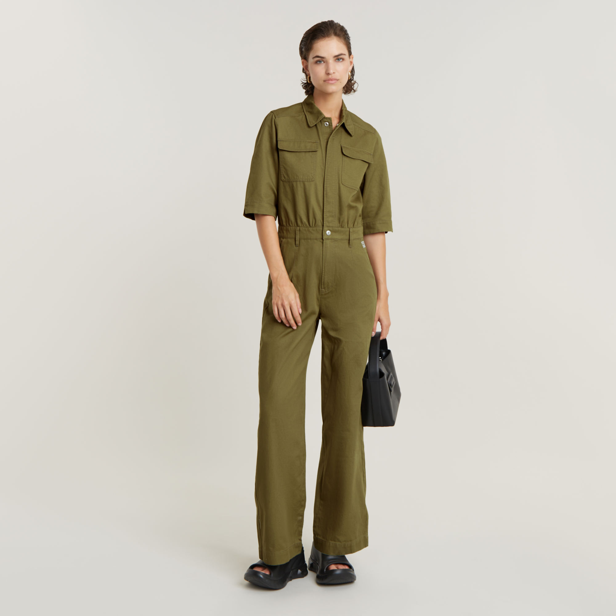 G-Star RAW Core Jumpsuit Groen Dames