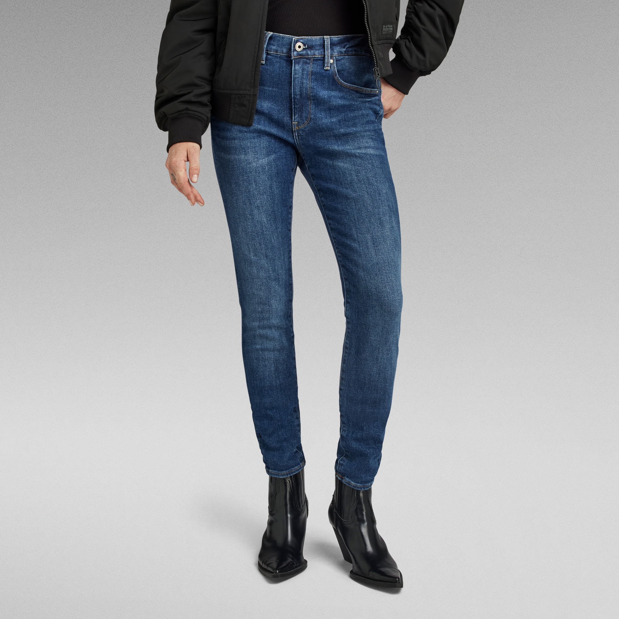 

3301 Skinny Jeans - Medium blue - Women