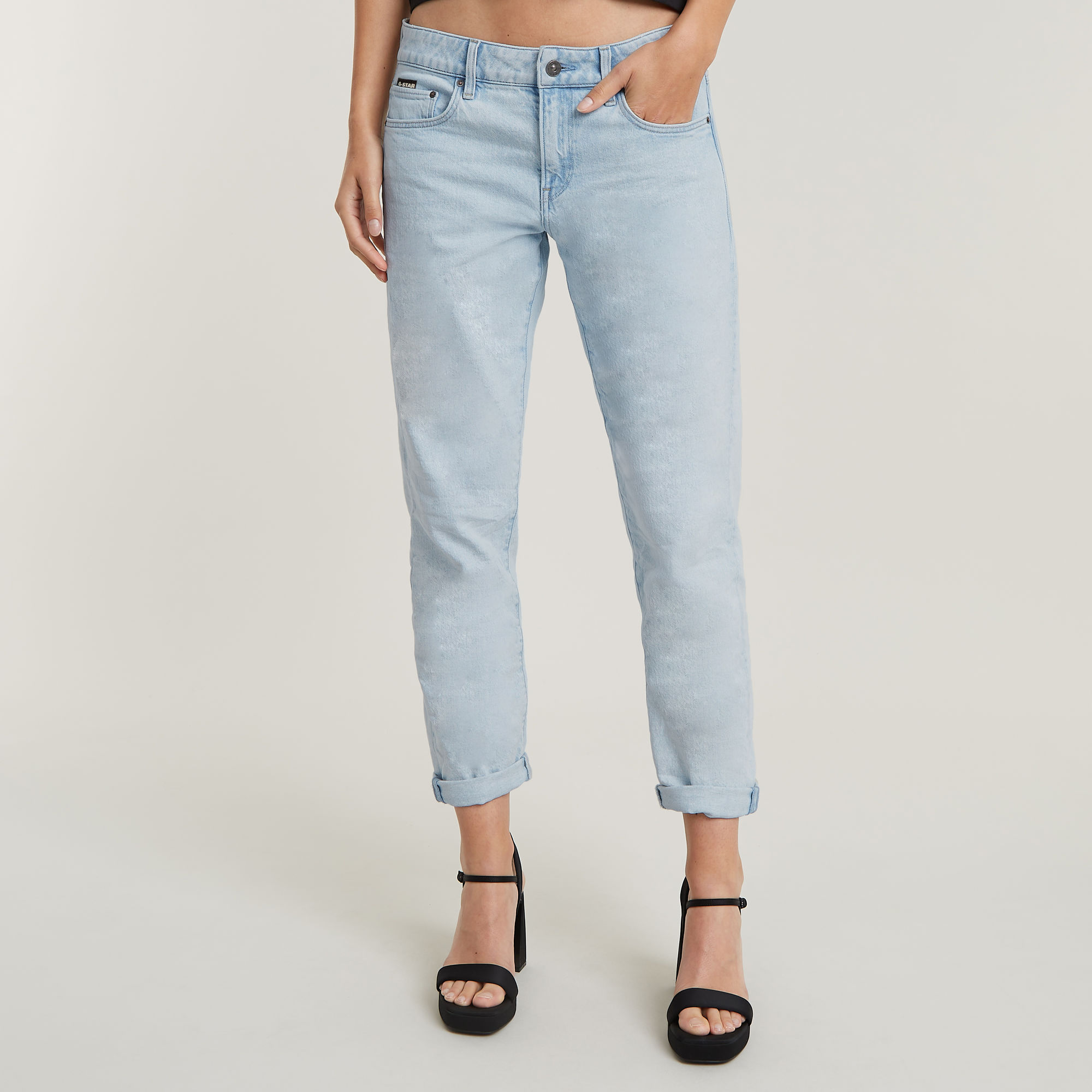 Kate Boyfriend Jeans - Hellblau - Damen