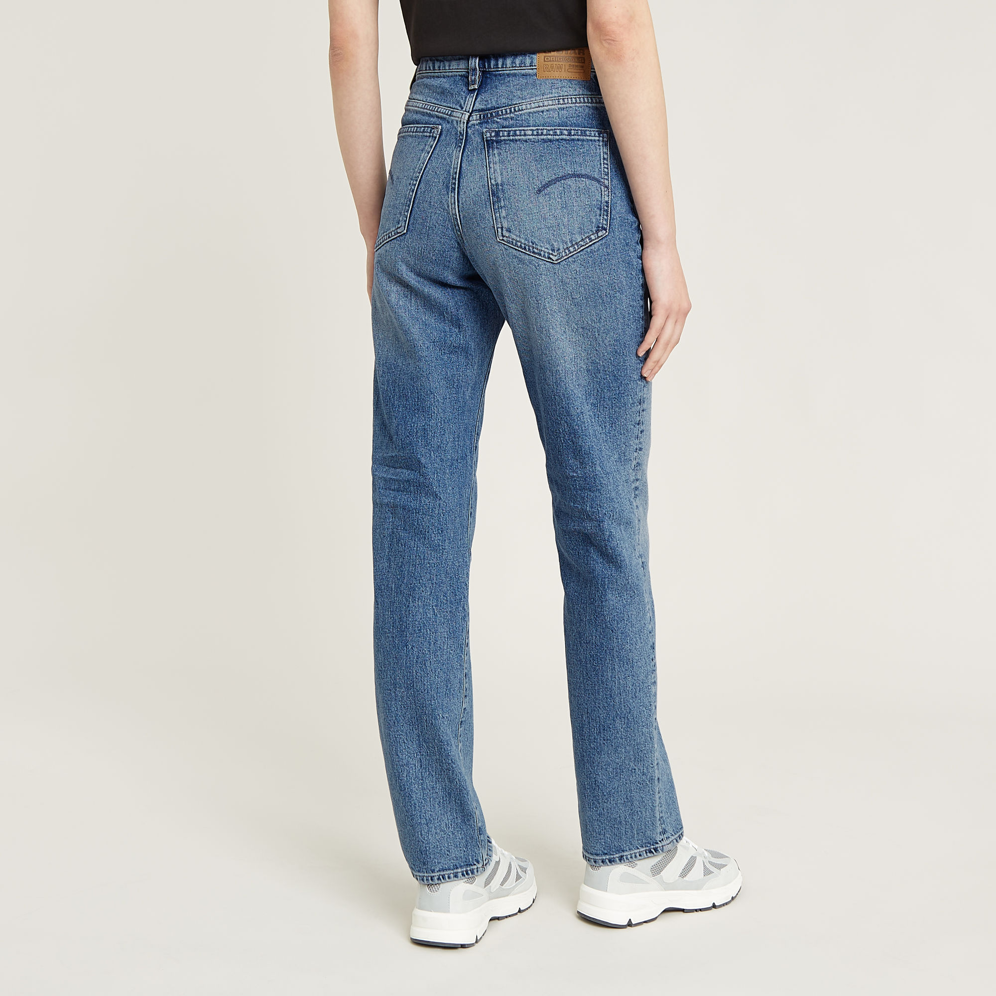 G-Star RAW Viktoria High Straight Jeans Lichtblauw Dames