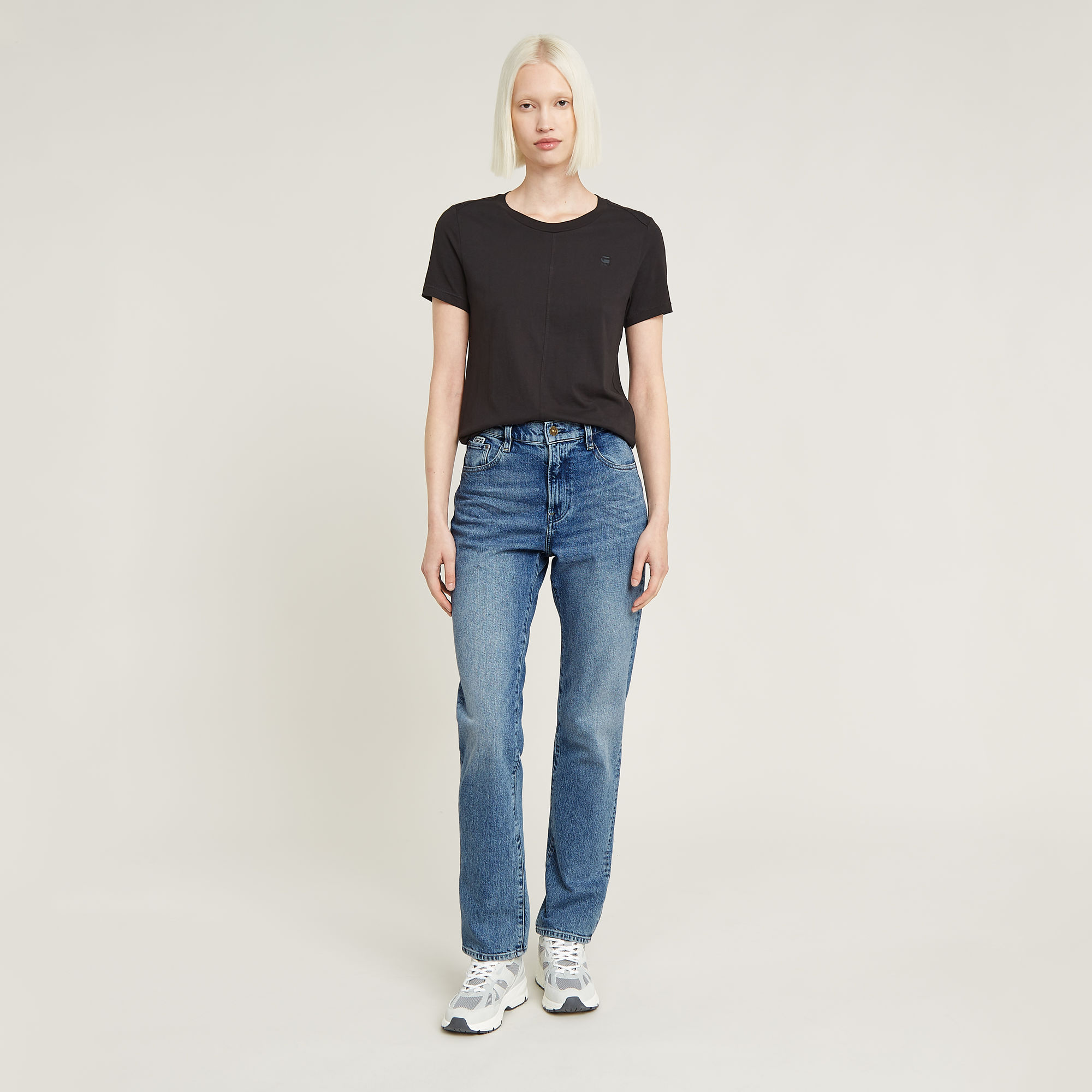 G-Star RAW Viktoria High Straight Jeans Lichtblauw Dames