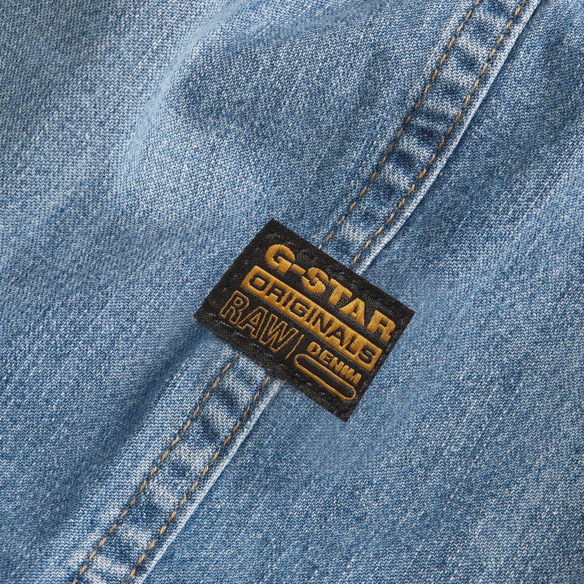 G-Star RAW 1-Pocket Regular Denim Shirt Lichtblauw Heren