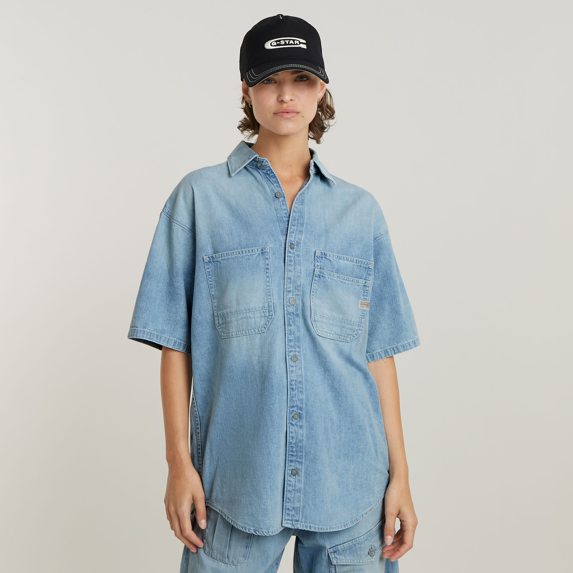 

Relaxed Venture Shirt - Light blue - Women