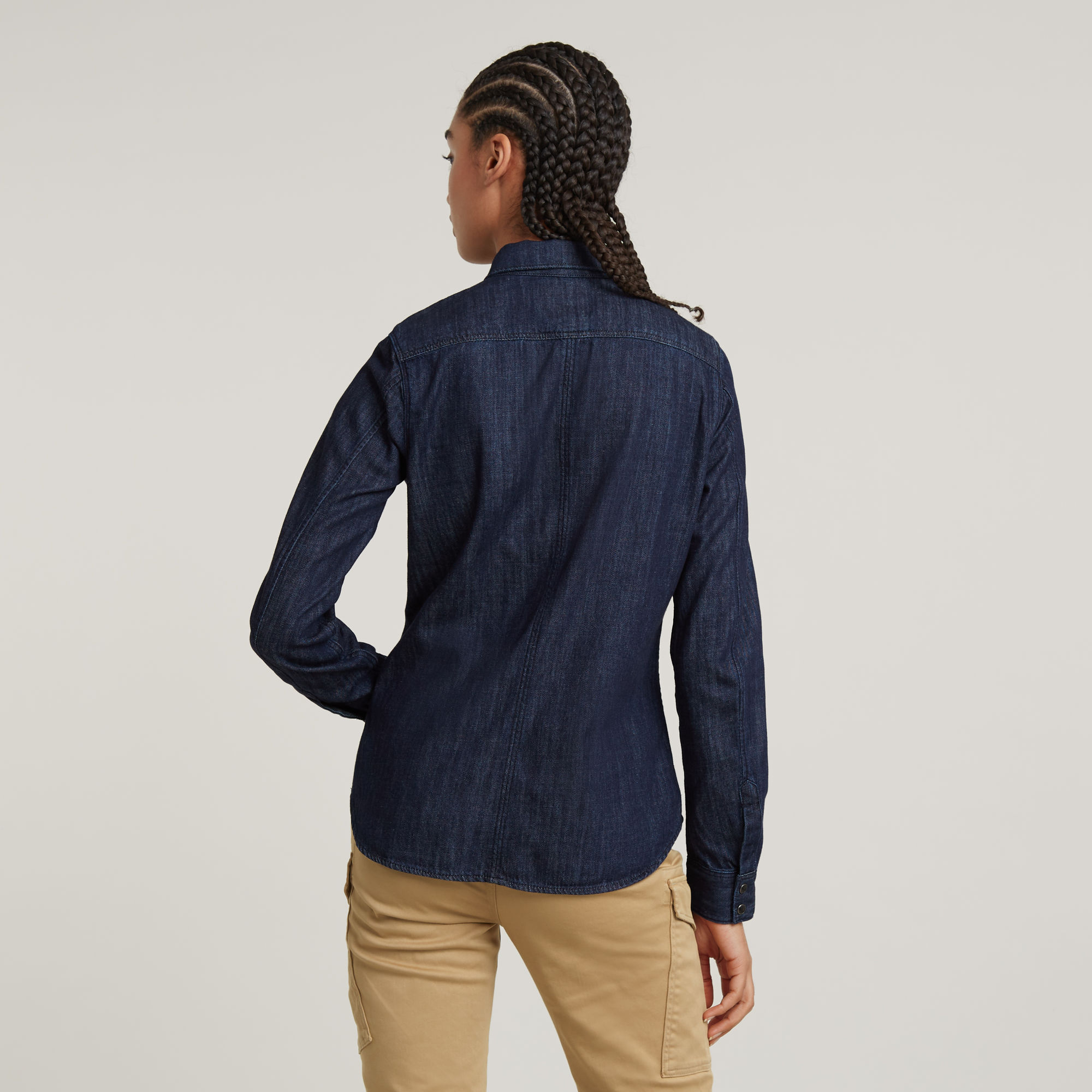 G-Star RAW 3301 Shirt Donkerblauw Dames