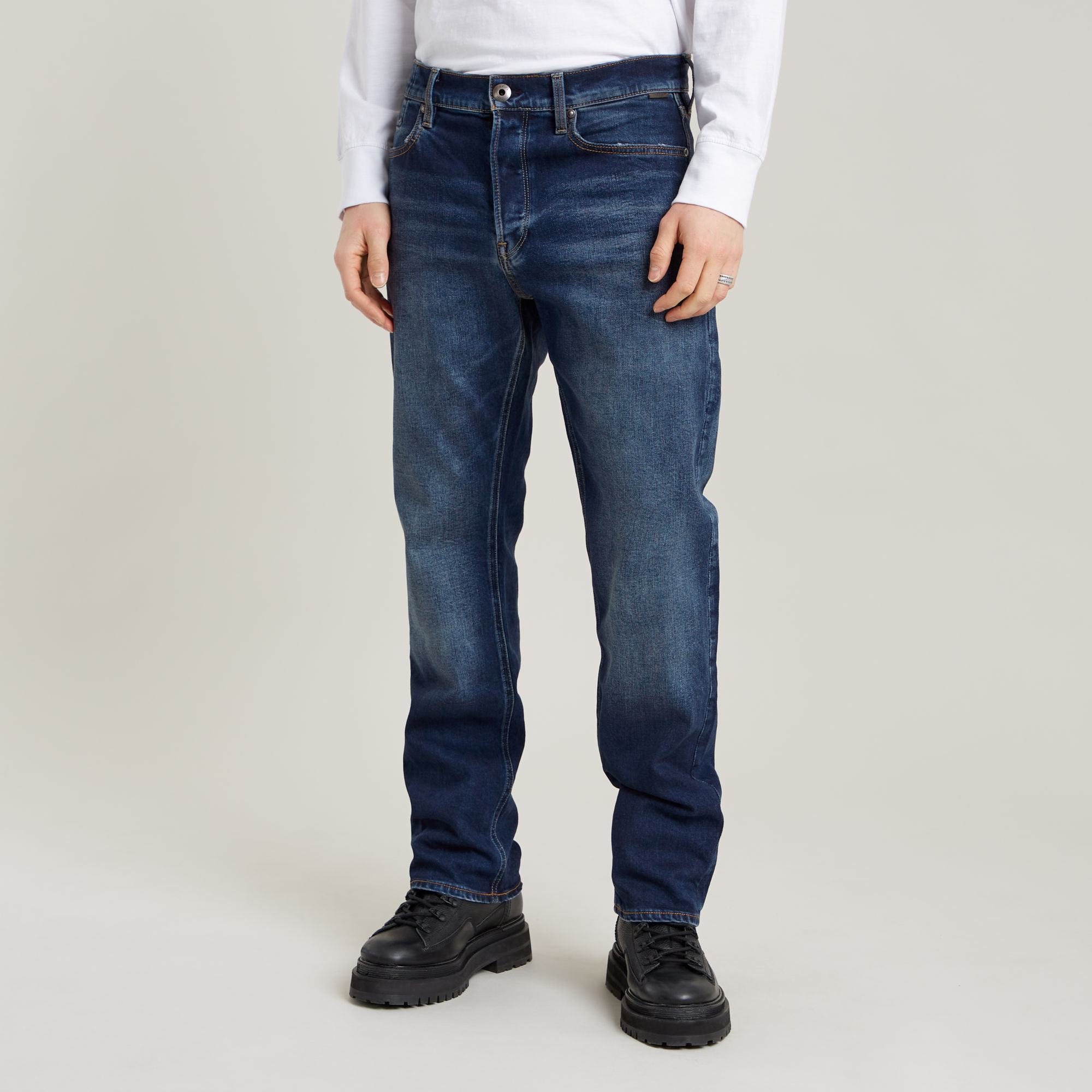 

Dakota Regular Straight Jeans - Dark blue - Men