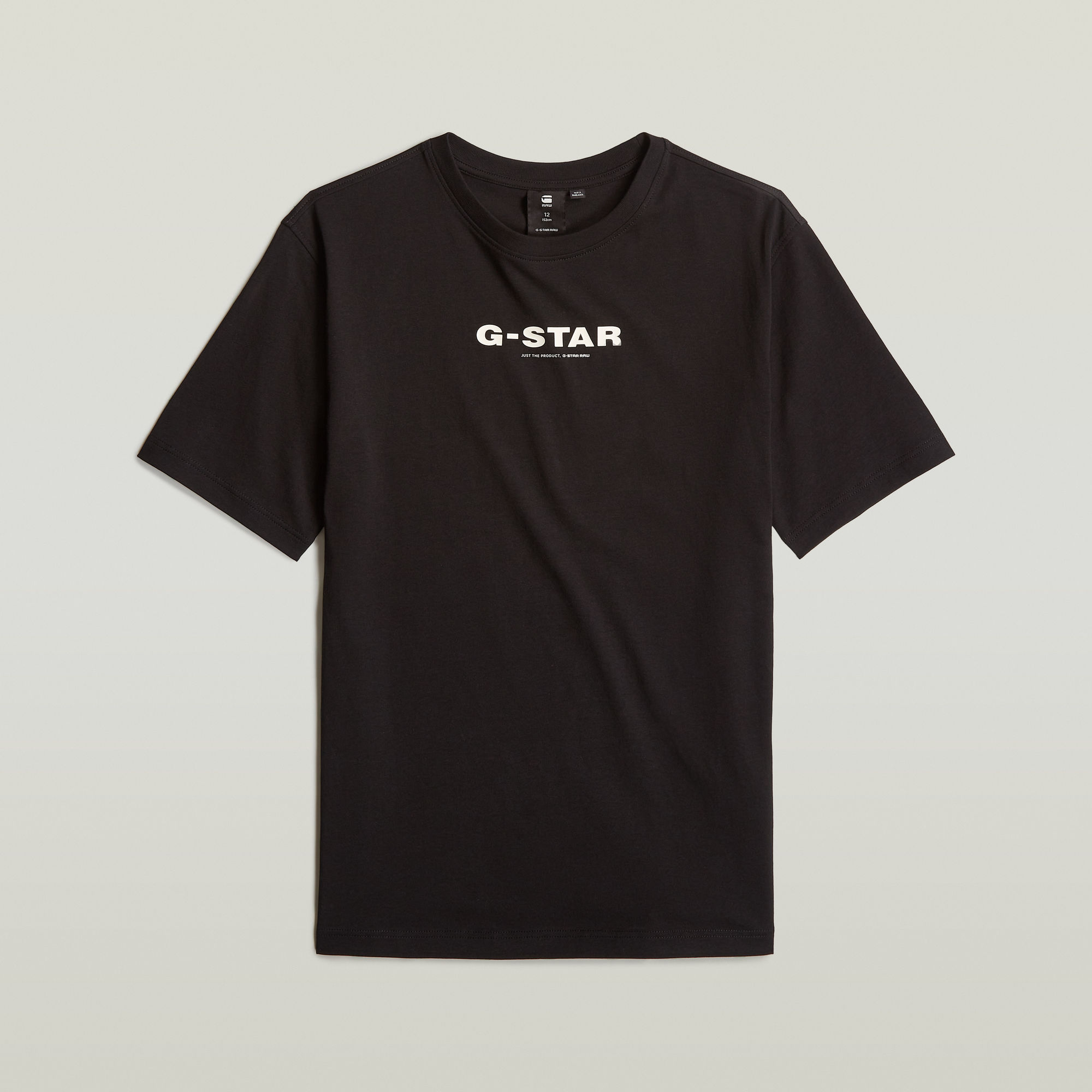 G-Star RAW T-shirt t-shirt s\\s loose met logo zwart wit