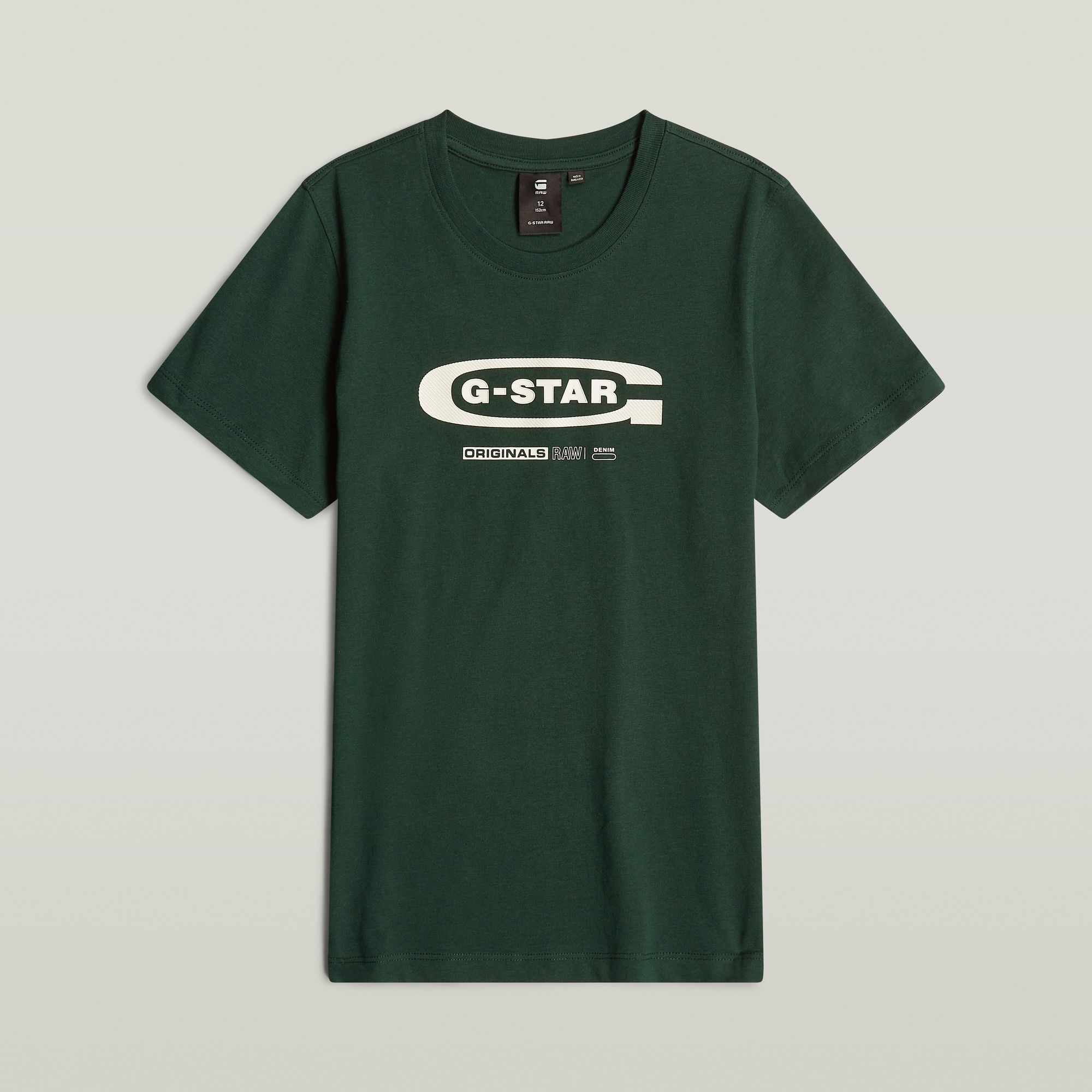 G-Star RAW Kids T-Shirt Regular Groen jongens
