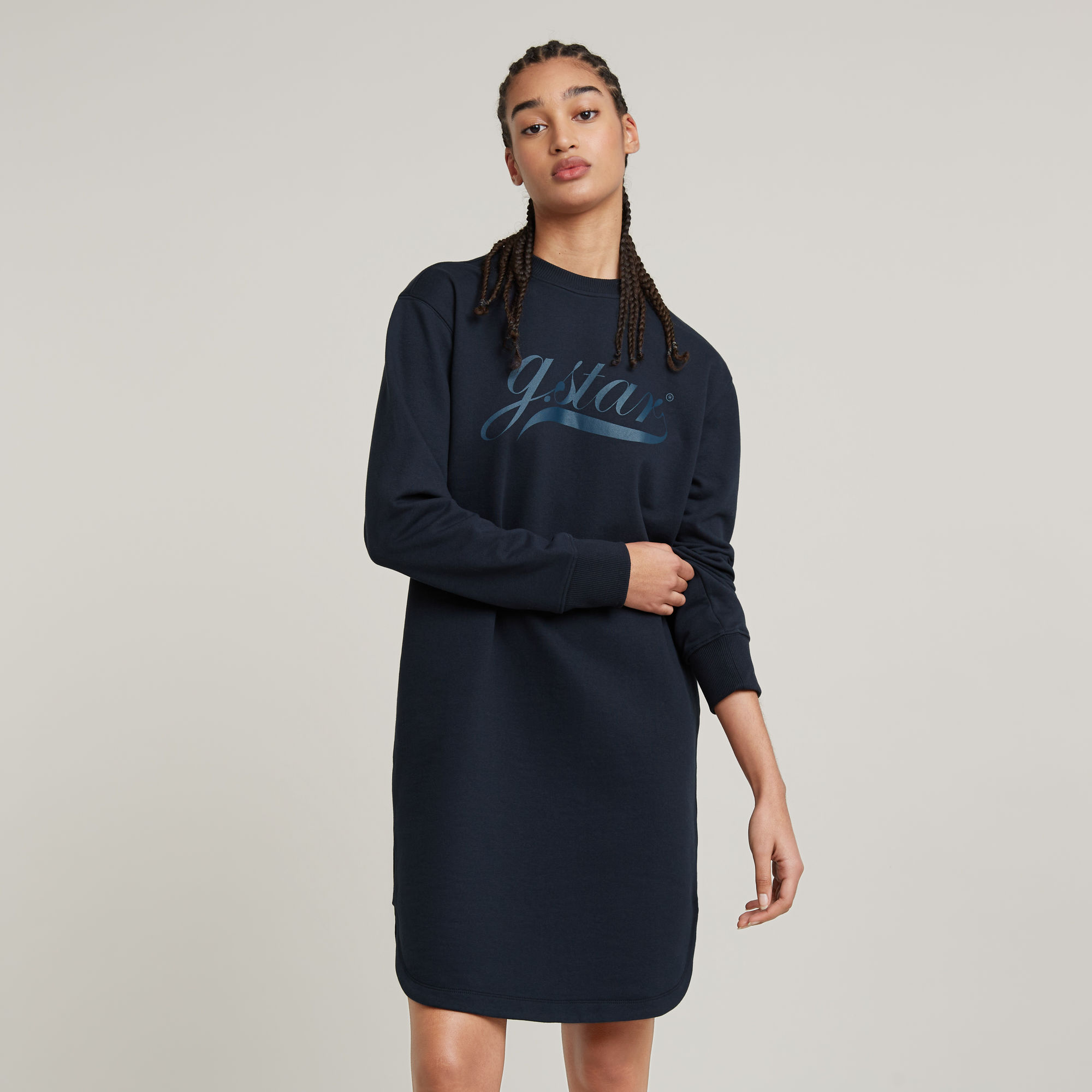 

GS Crew Sweat Dress - Dark blue - Women