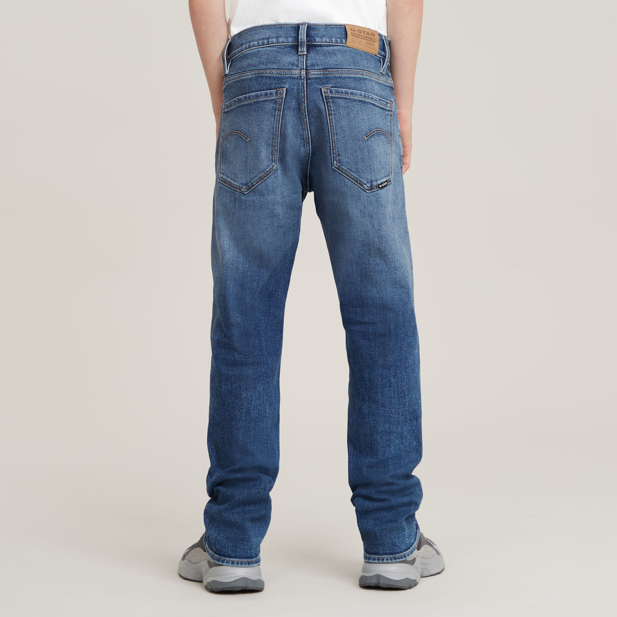 G-Star RAW Kids Premium Mosa Straight Jeans Midden blauw jongens