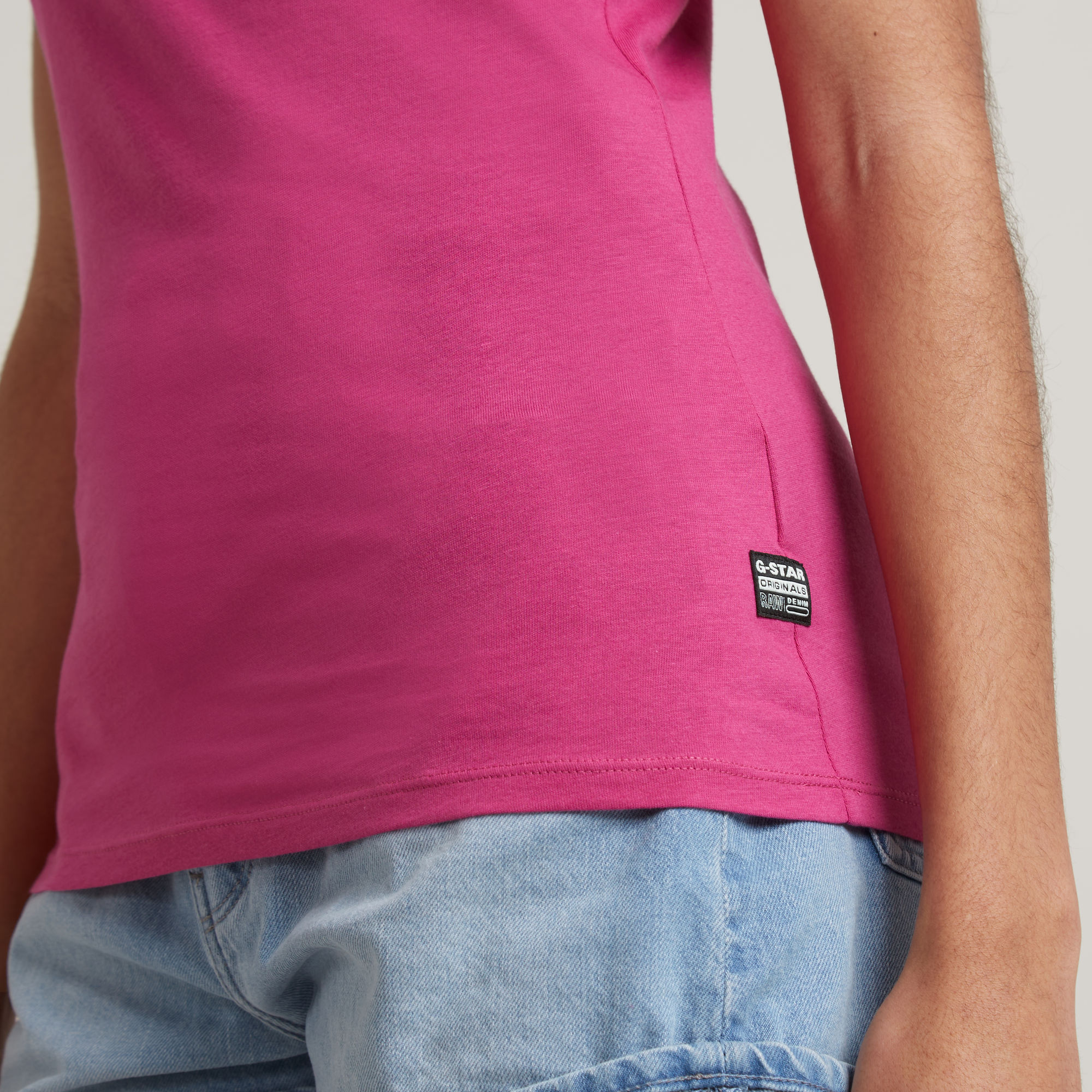 G-Star RAW Large Logo Top Roze Dames