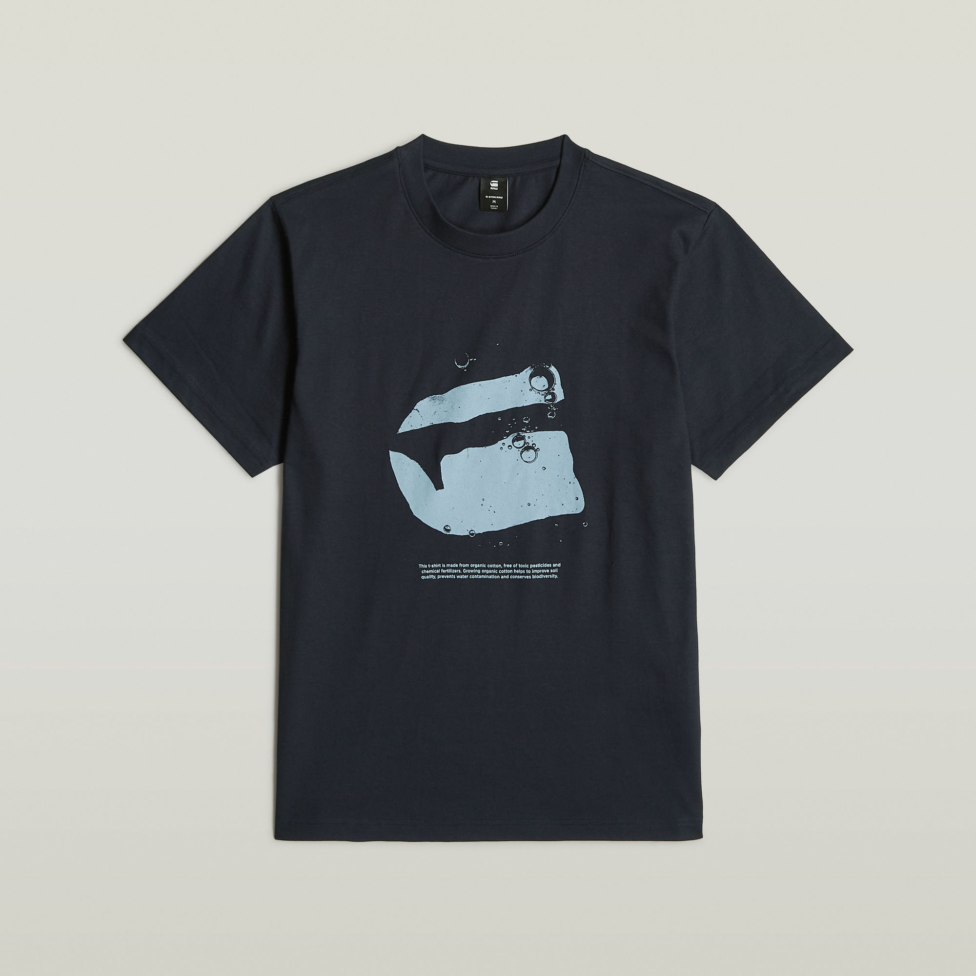 G-Star RAW Water Burger Loose T-Shirt Donkerblauw Heren