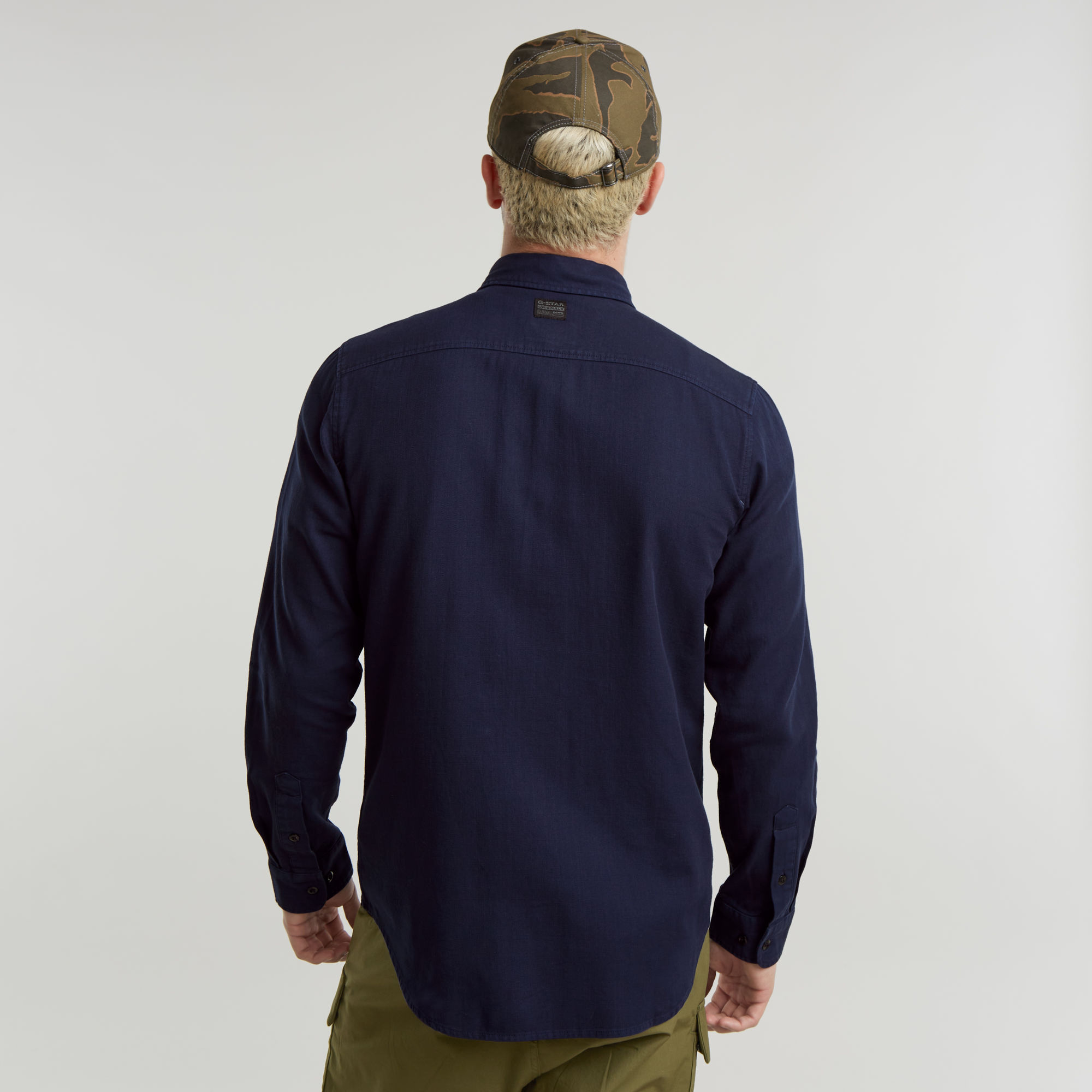 G-Star RAW Marine Slim Shirt Donkerblauw Heren