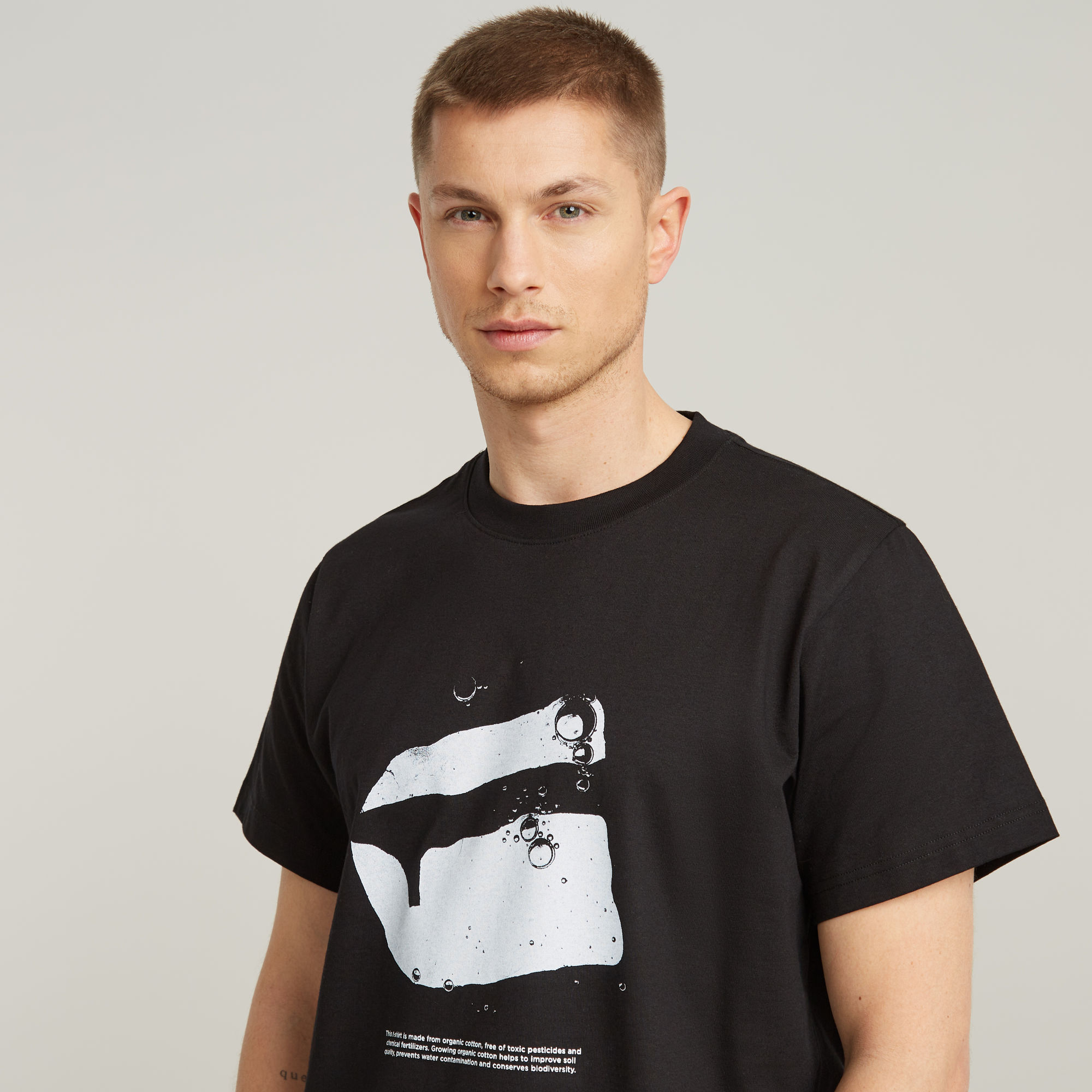 G-Star RAW Water Burger Loose T-Shirt Zwart Heren