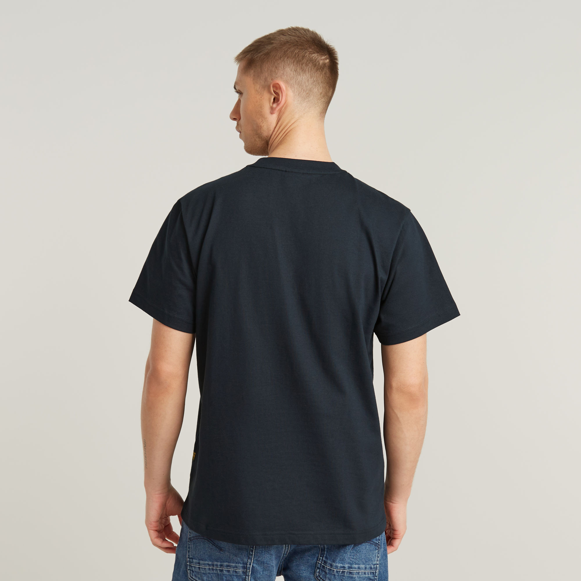 G-Star RAW Water Burger Loose T-Shirt Donkerblauw Heren