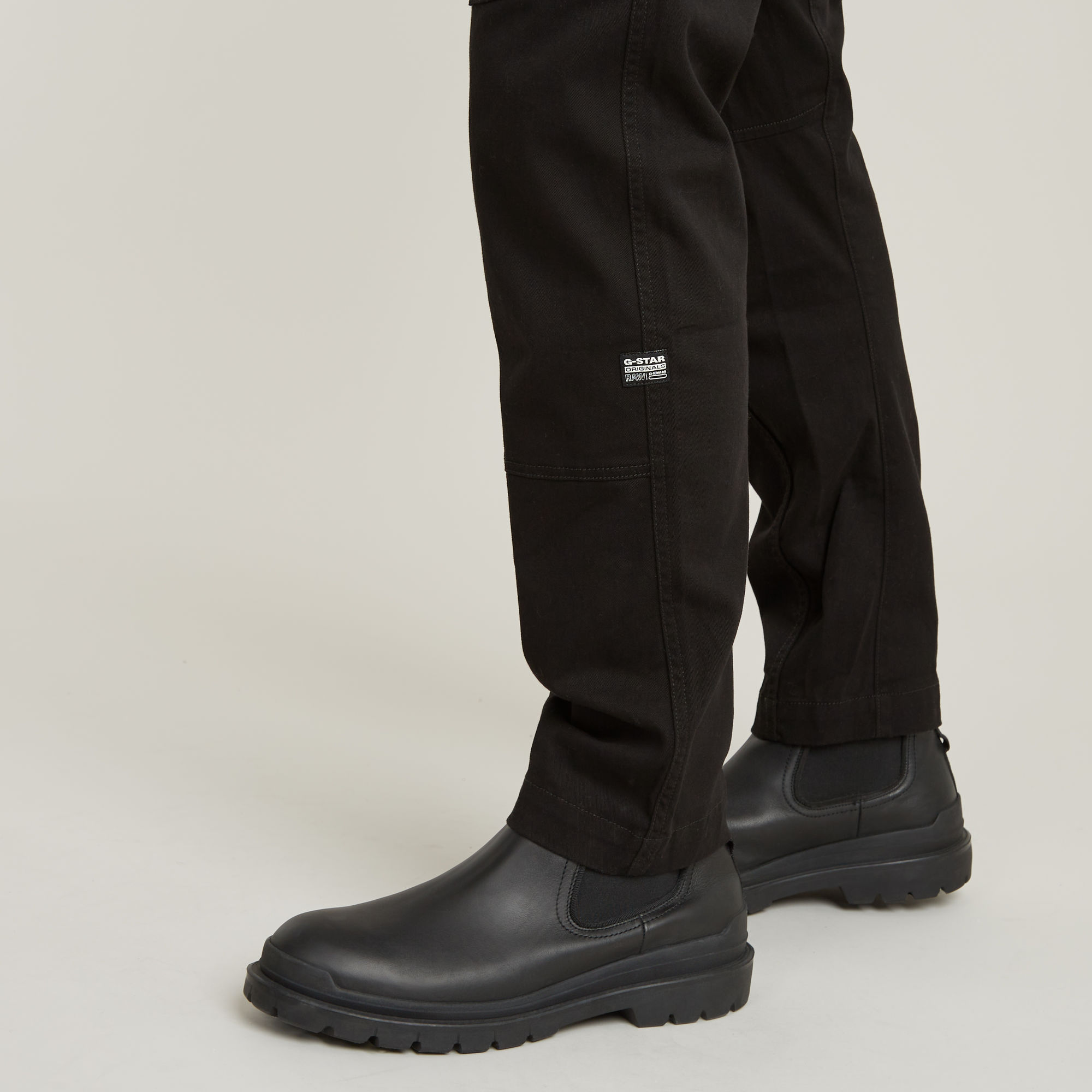 G-Star RAW Cargo Broek Regular Tapered Zwart Heren