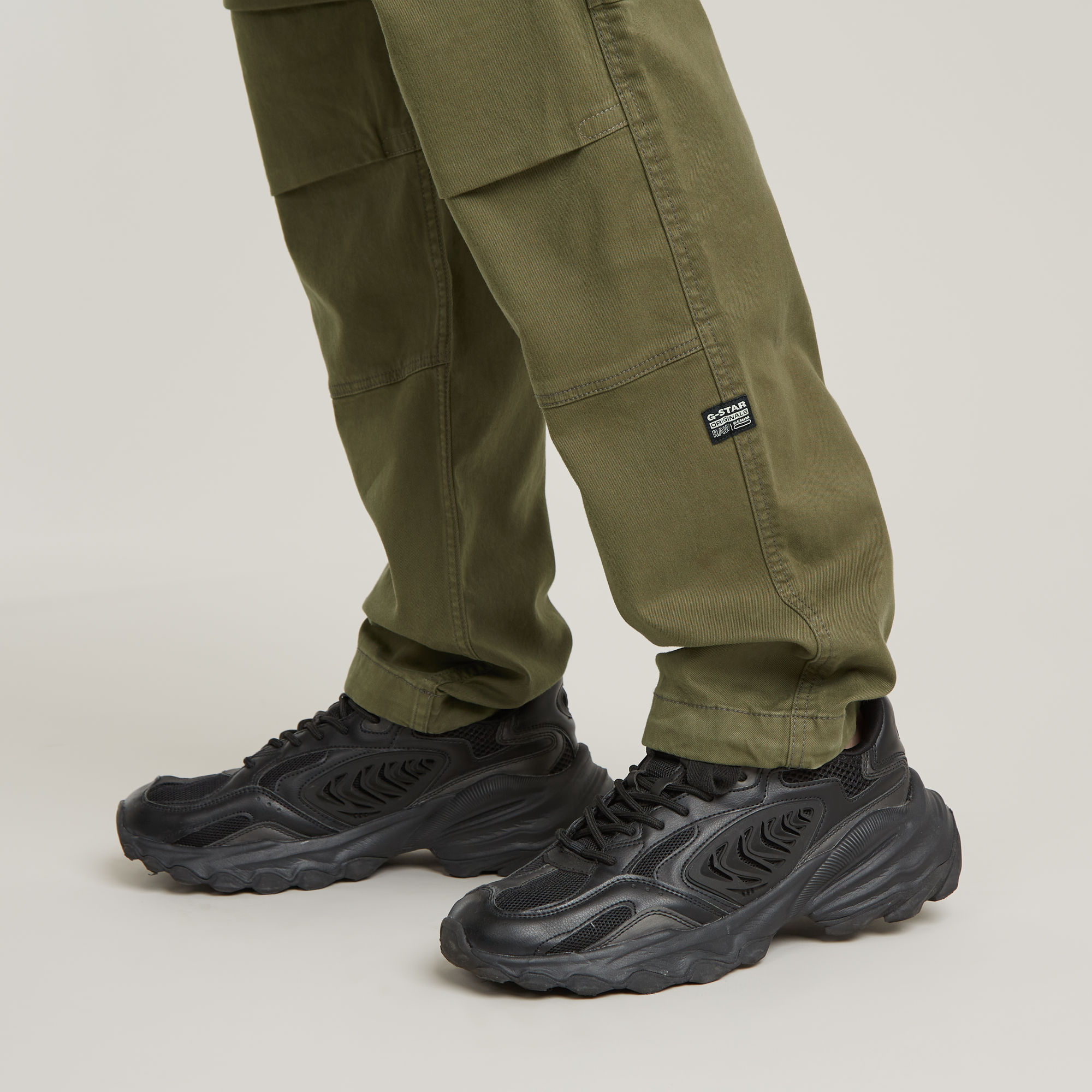 G-Star RAW Roxic Straight Tapered Cargo Broek Groen Heren
