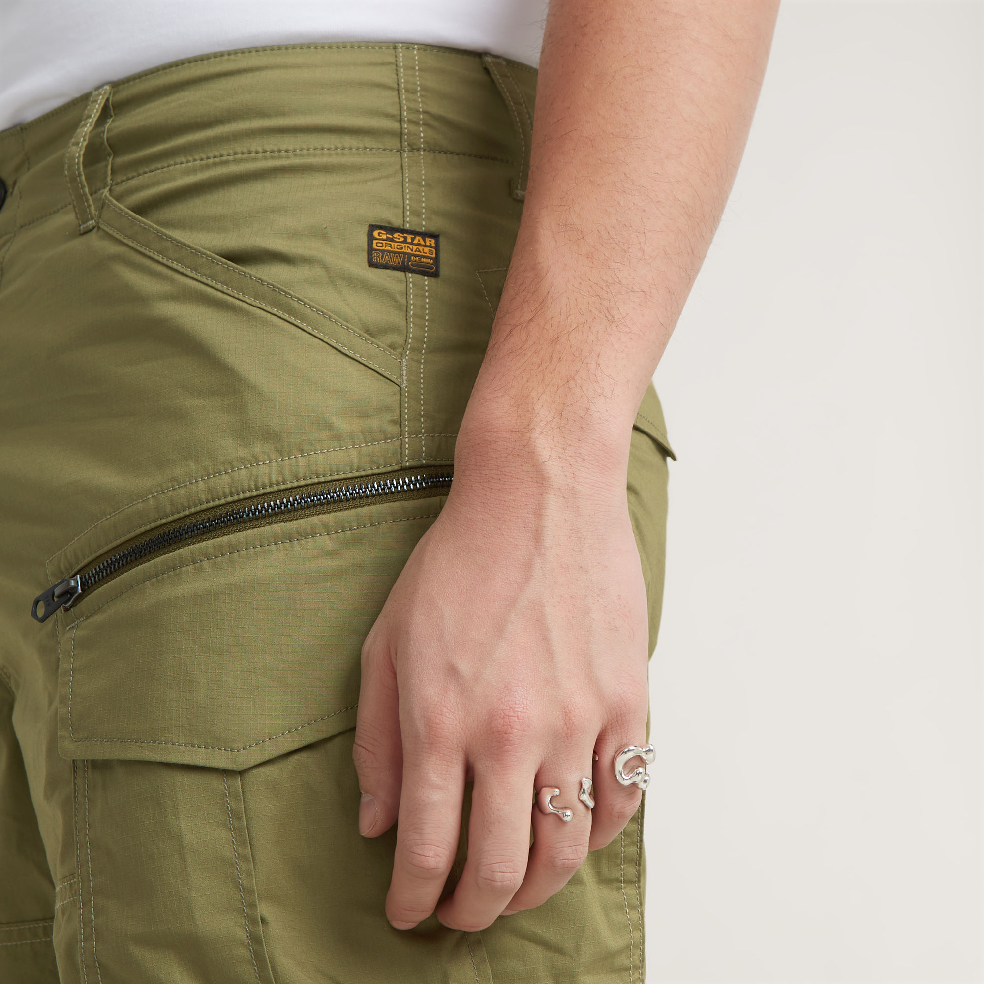 G-Star RAW Rovic Zip Relaxed Short Groen Heren