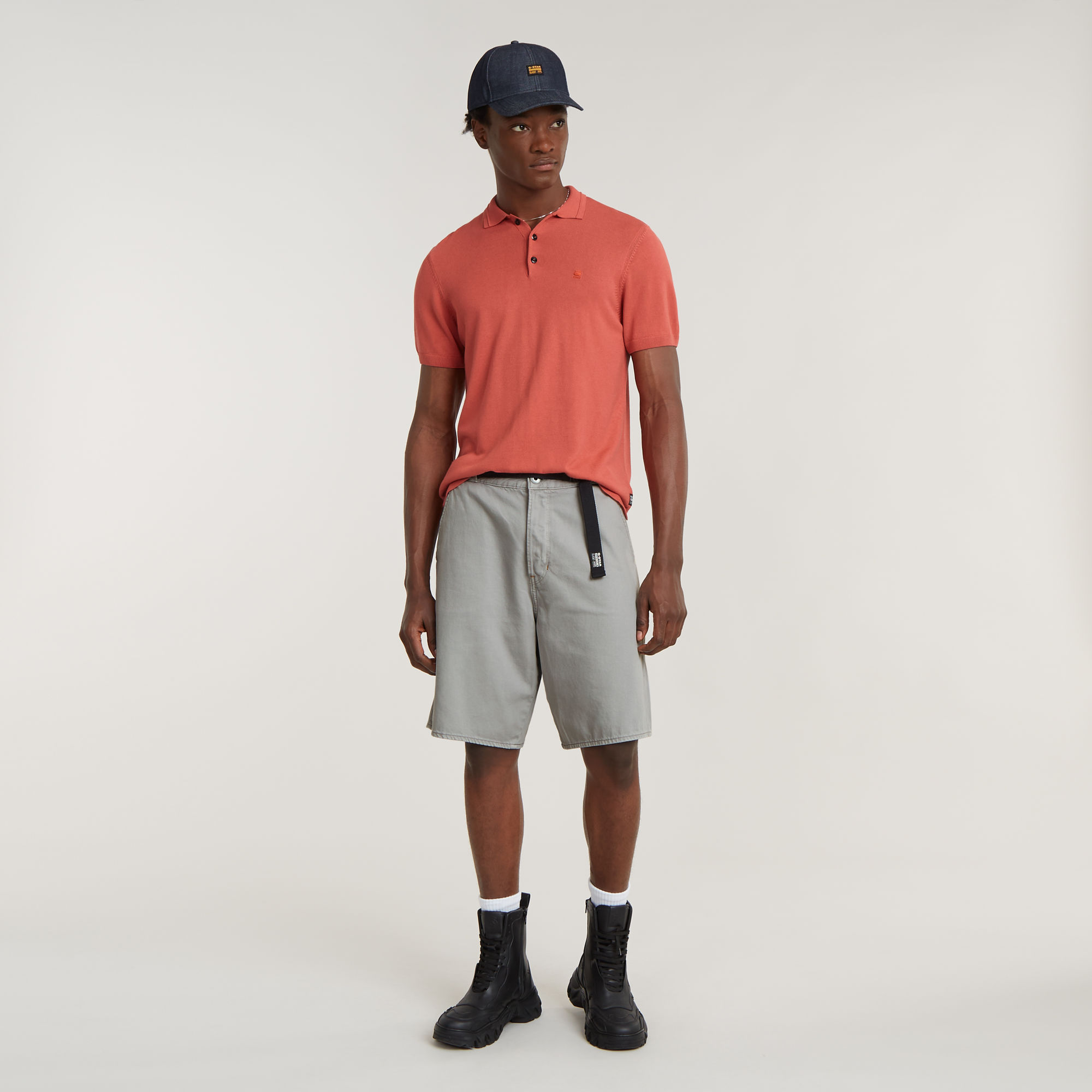 G-Star RAW Knitted Polo Rood Heren