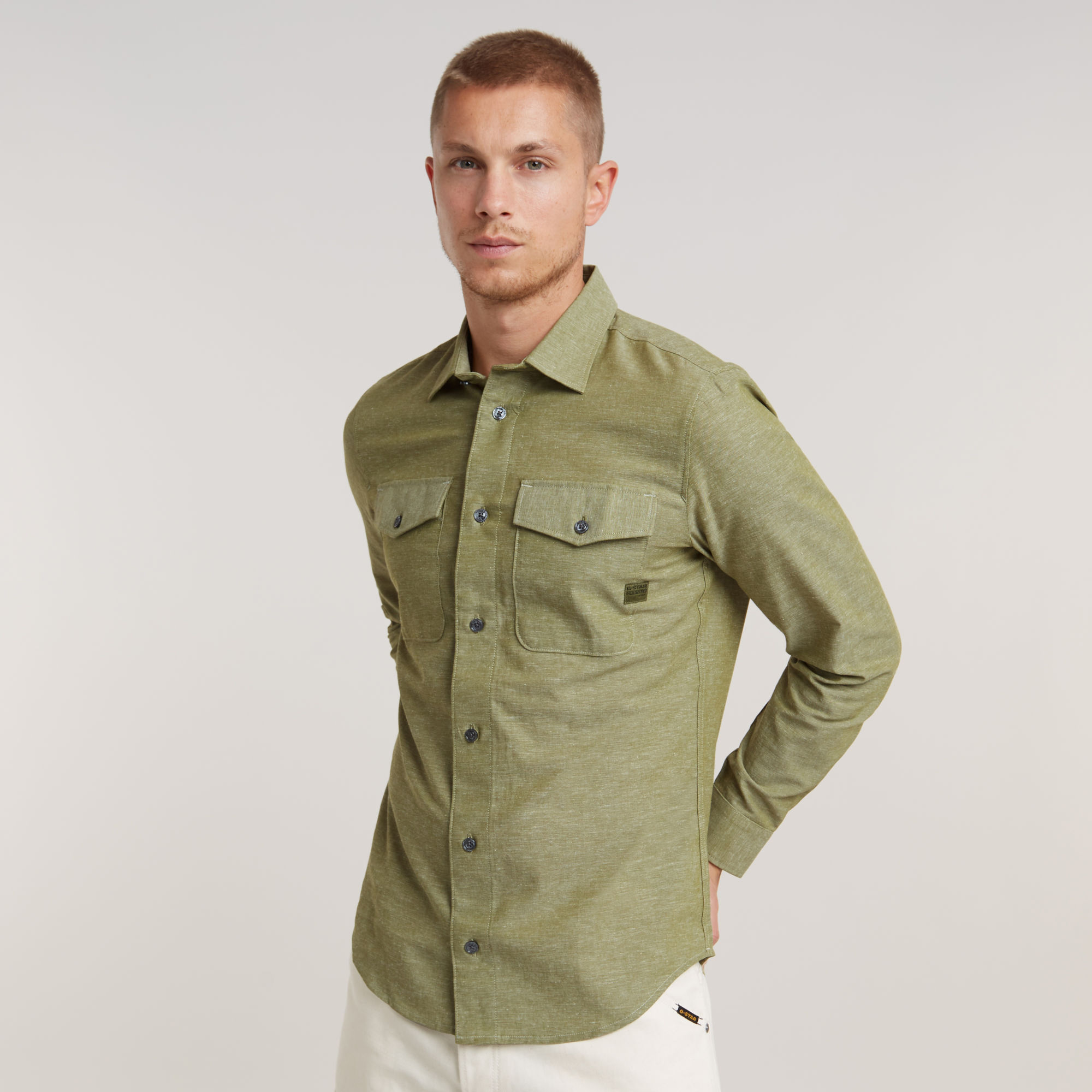 

Marine Slim Shirt - Meerkleurig - Heren